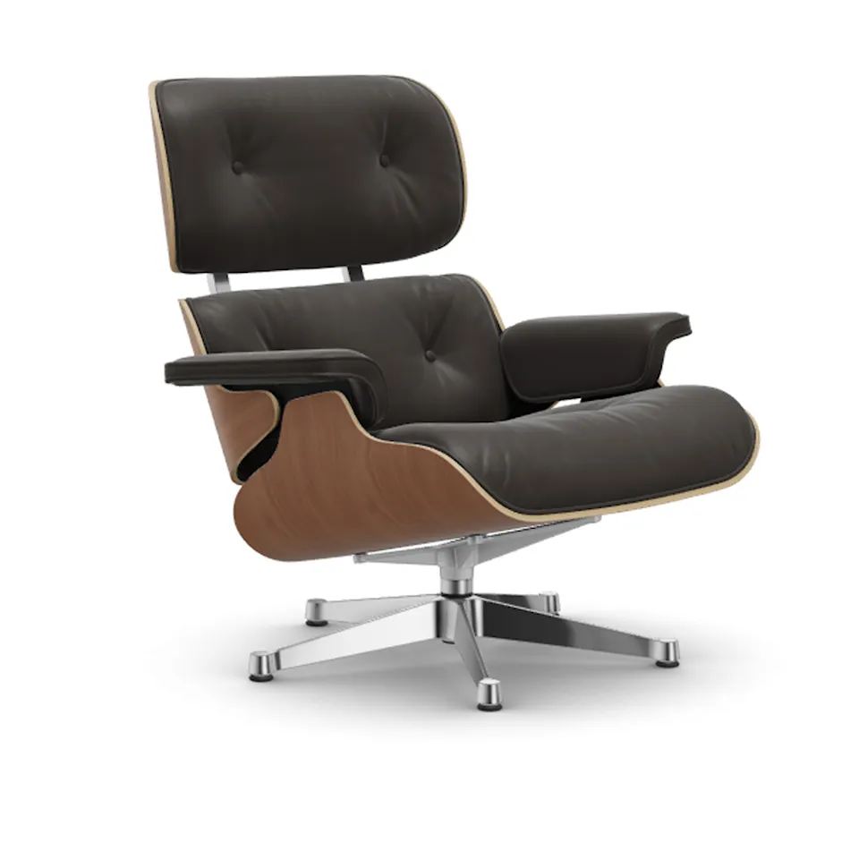 Eames Lounge Chair Cherry Polished fåtölj