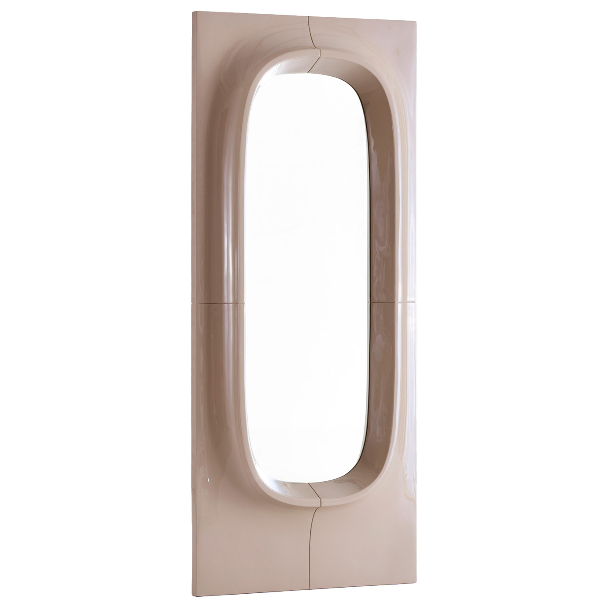 NOGA - Porthole Mirror Large Brown - Helkroppsspeil - Willo Perron - Brun - Plast