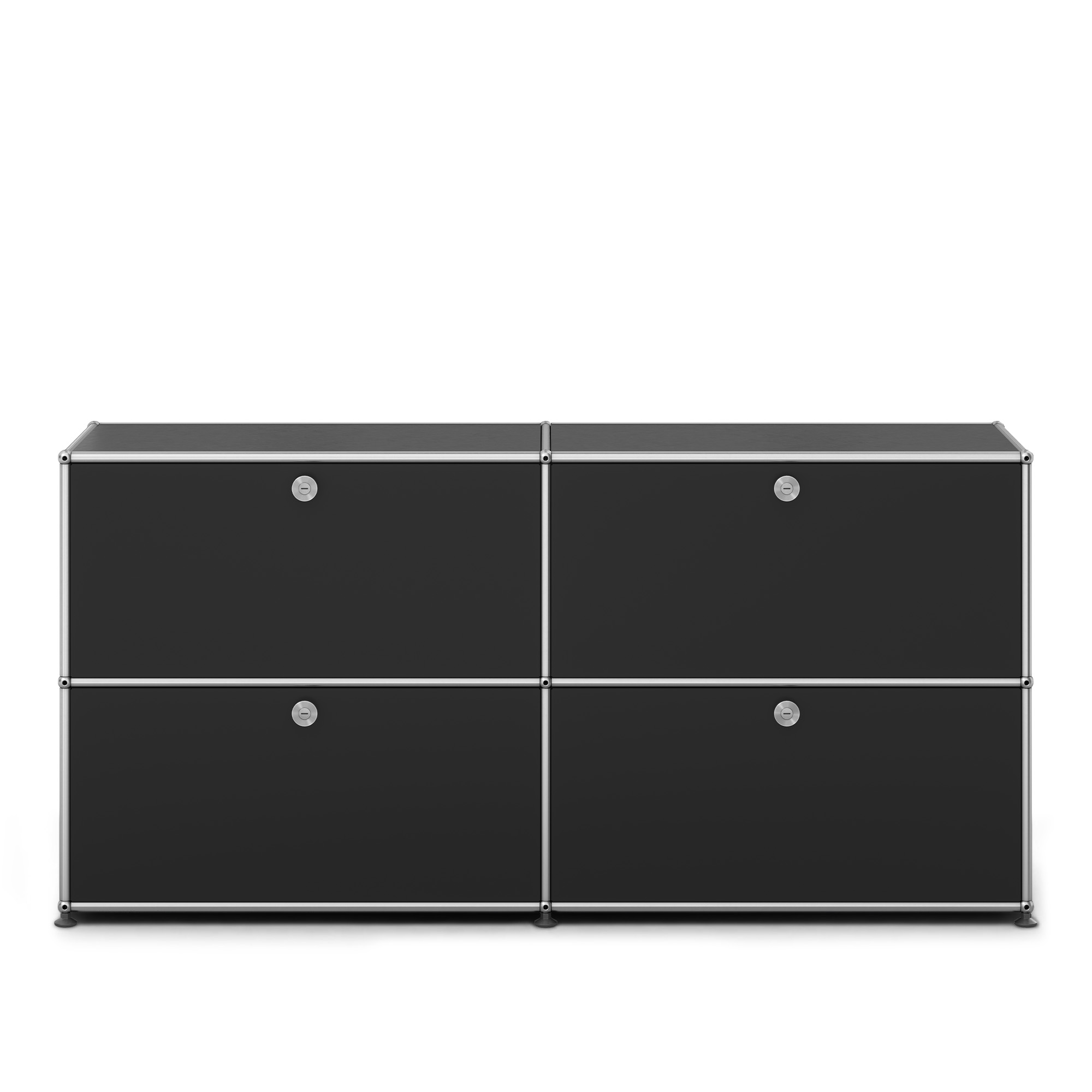 USM - USM Haller Sideboard E2 Graphite Black - Sk&auml;nkar och sideboards - Fritz Haller & Paul Sch&auml;rer - Svart - Metall