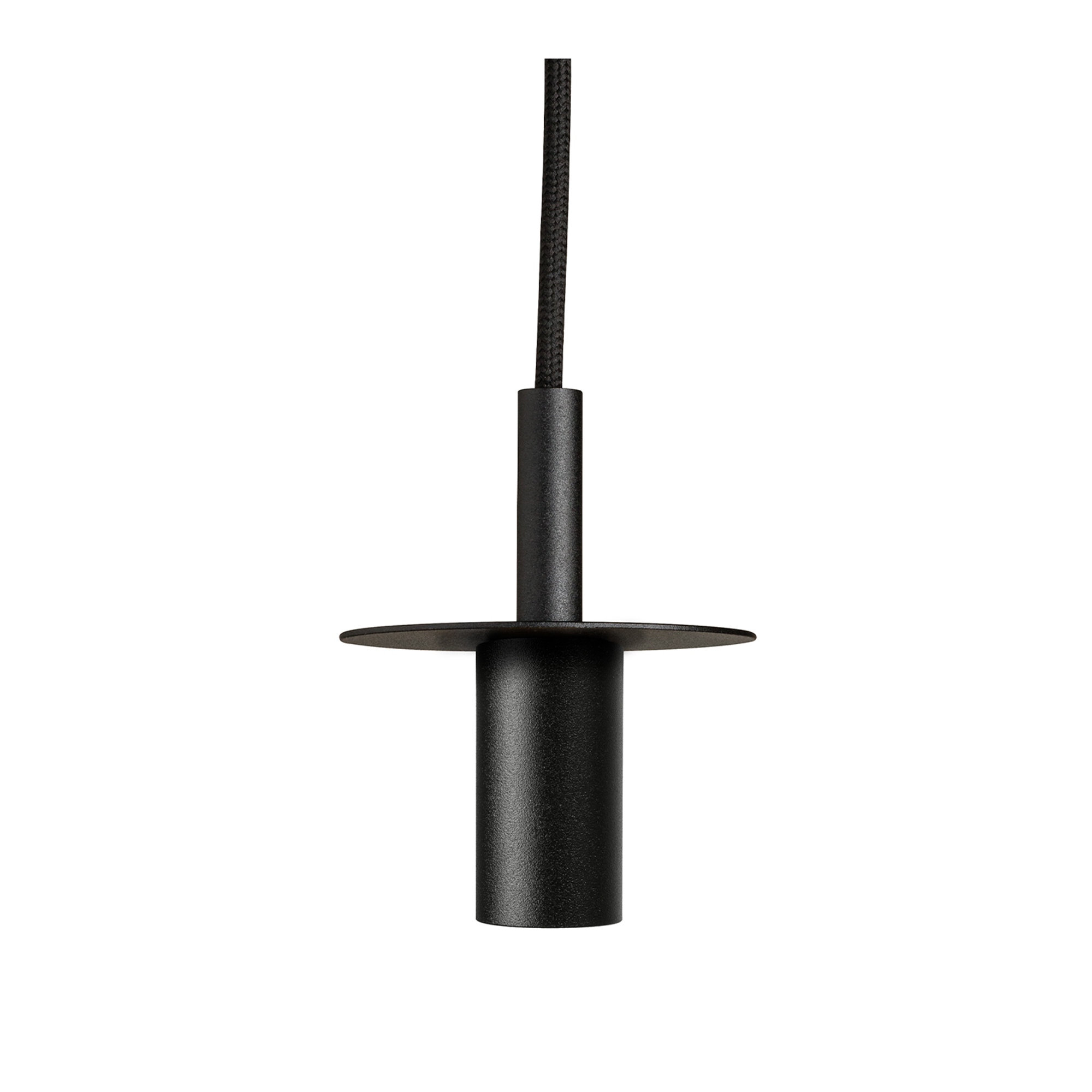 Örsjö Belysning - Starlight 1 pendant lamp – Black textured lacquer RAL 9005 - Pendellampor - Jonas Bohlin - Svart - Metall/Textilmaterial | Belysning - Taklampor - Pendellampor | Möbelexperten