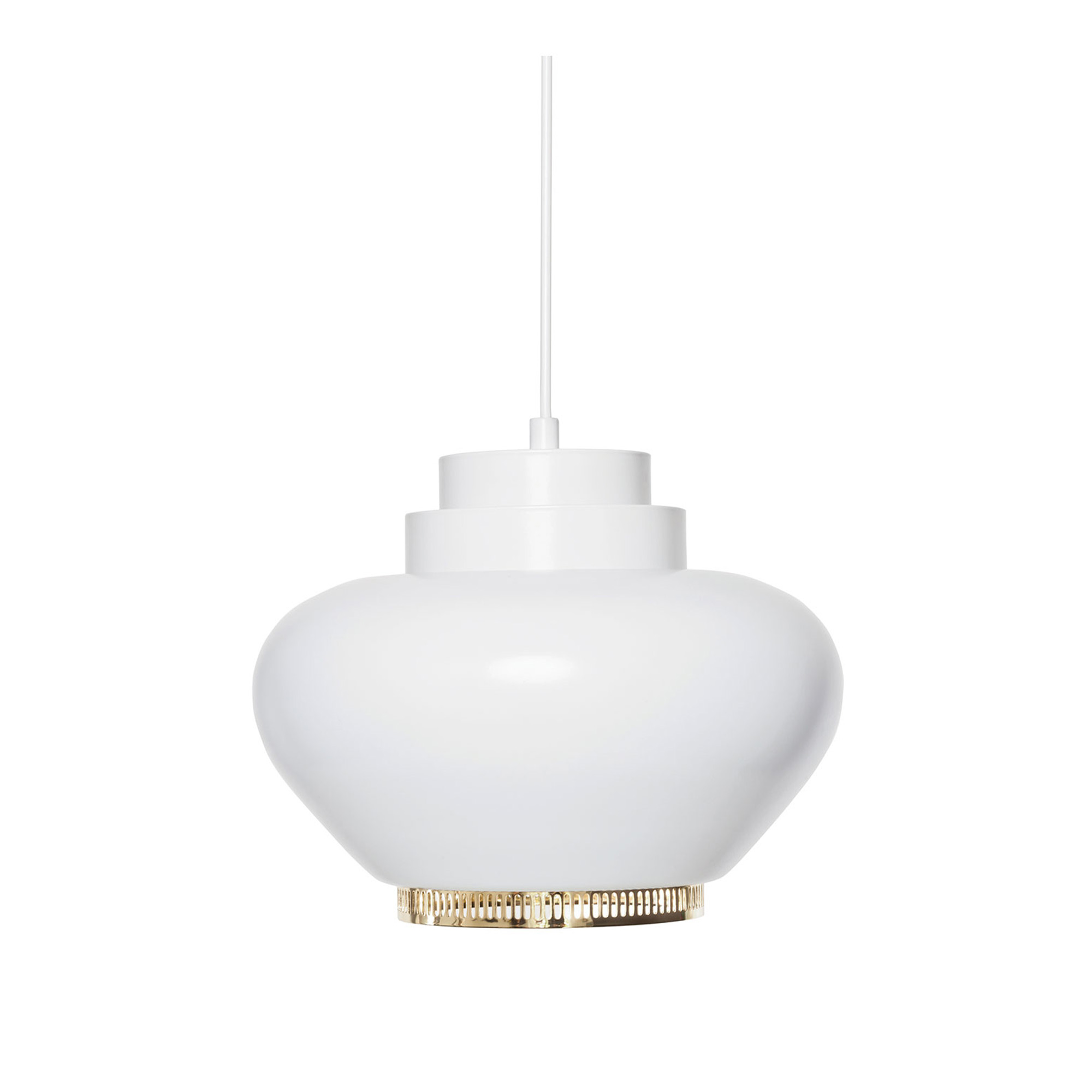 Artek - Turnip A333, Mässing - Pendellampor - Alvar Aalto - Guld | Belysning - Taklampor - Pendellampor | Möbelexperten