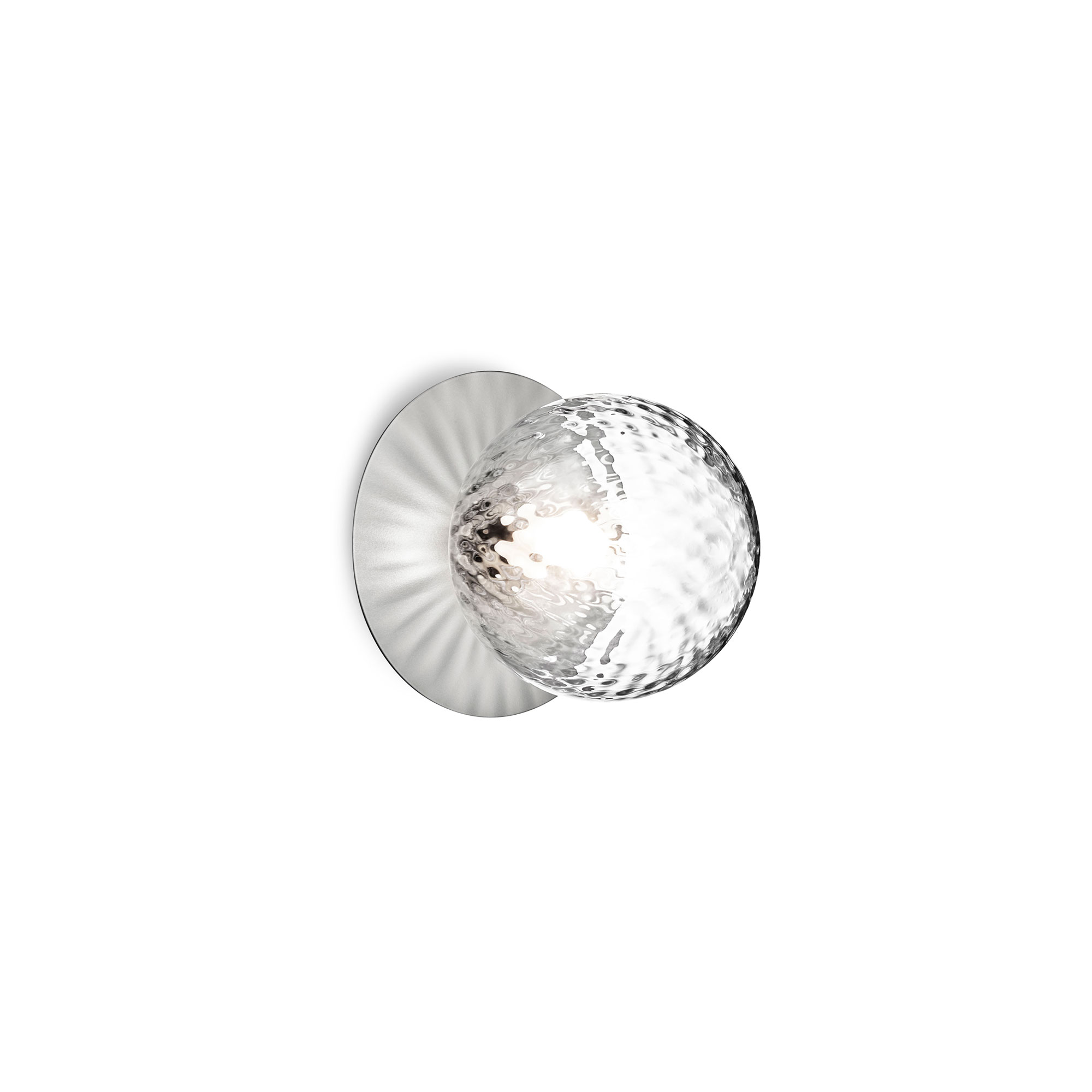 Nuura - Liila 1 Light Silver/Optic Clear - Vägglampor - Sofie Refer - Silver