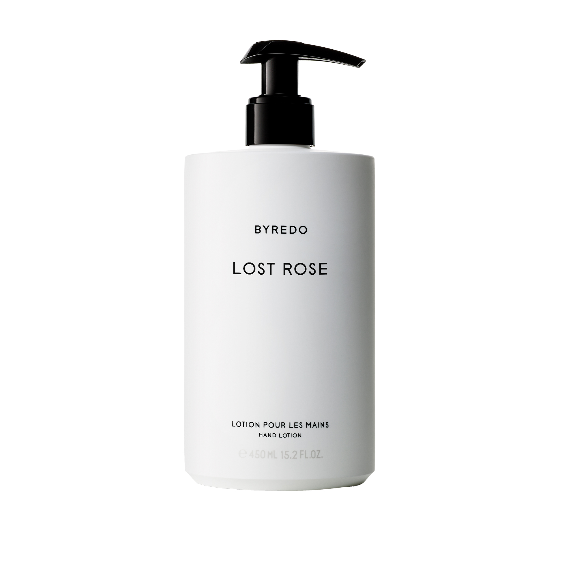 byredo - byredo lost rose lotion pour les mains hand lotion 450 ml - handtvål och handkräm