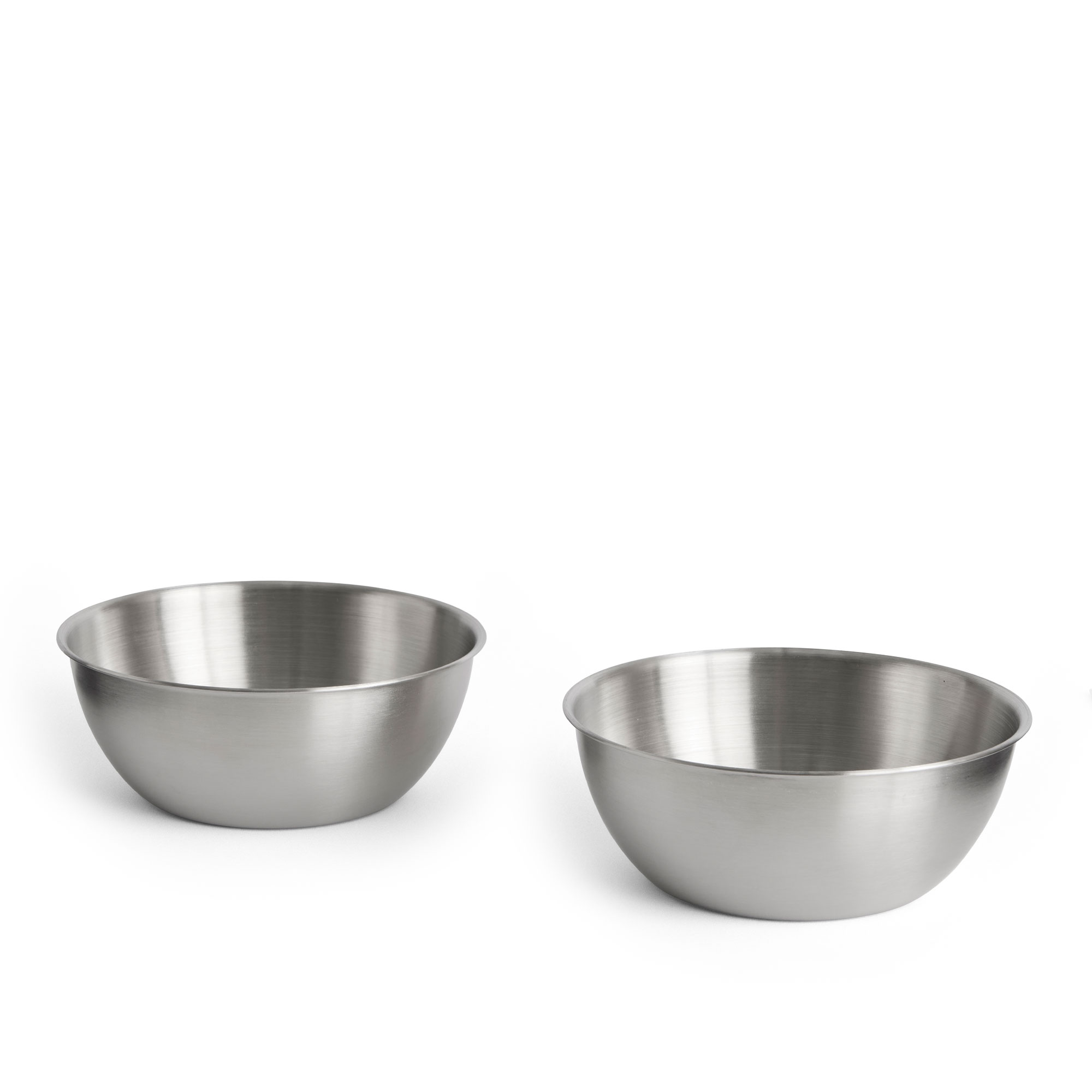 HAY - Outdoor Market Steel Bowl Set of 2 - Serveringssk&aring;lar - Jasper Morrison - Metall