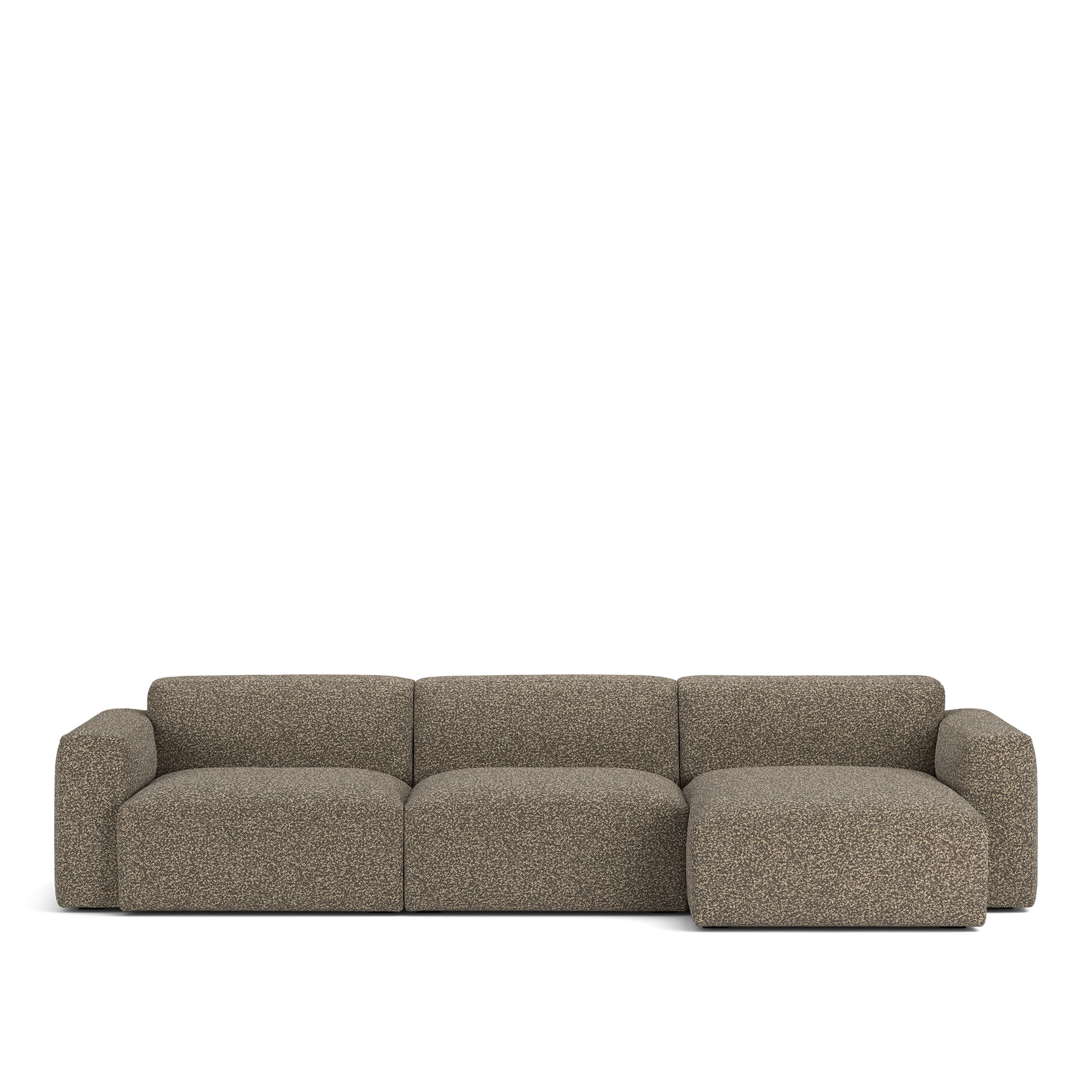 NOGA - Brick 3-Seater Chaise Lounge Right, Vellus 02 - Soffor