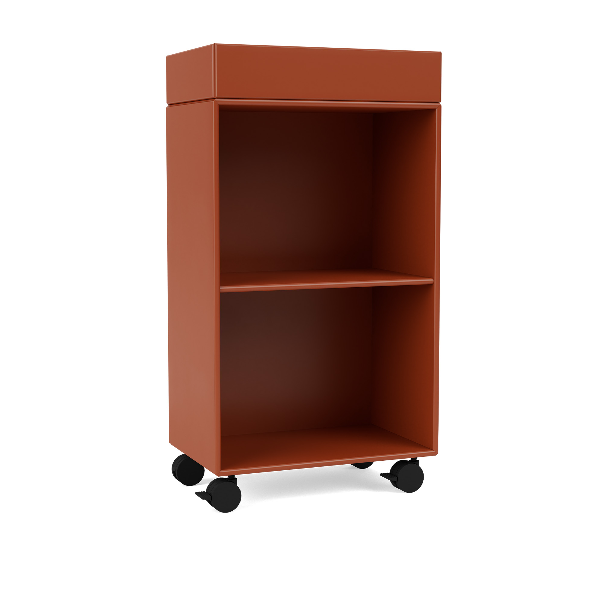 Montana - Preppy Trolley 162-Hokkaido 05 Castors CR70 Black - Hurtsar - Peter J. Lassen - Röd - Trä | Möbler - Förvaring Och Hyllor - Hurtsar | Möbelexperten