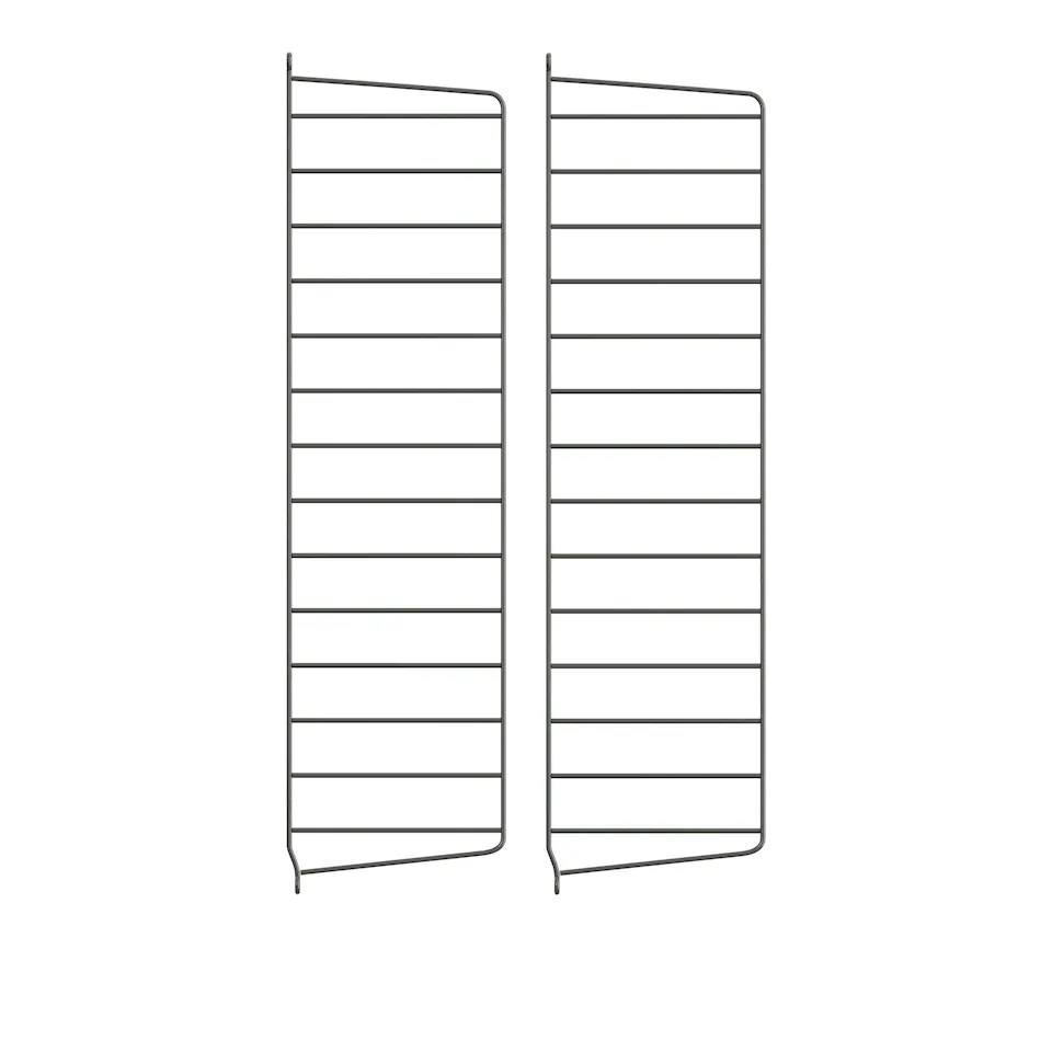 Väggavel 75x20cm 2-pack mörkgrå