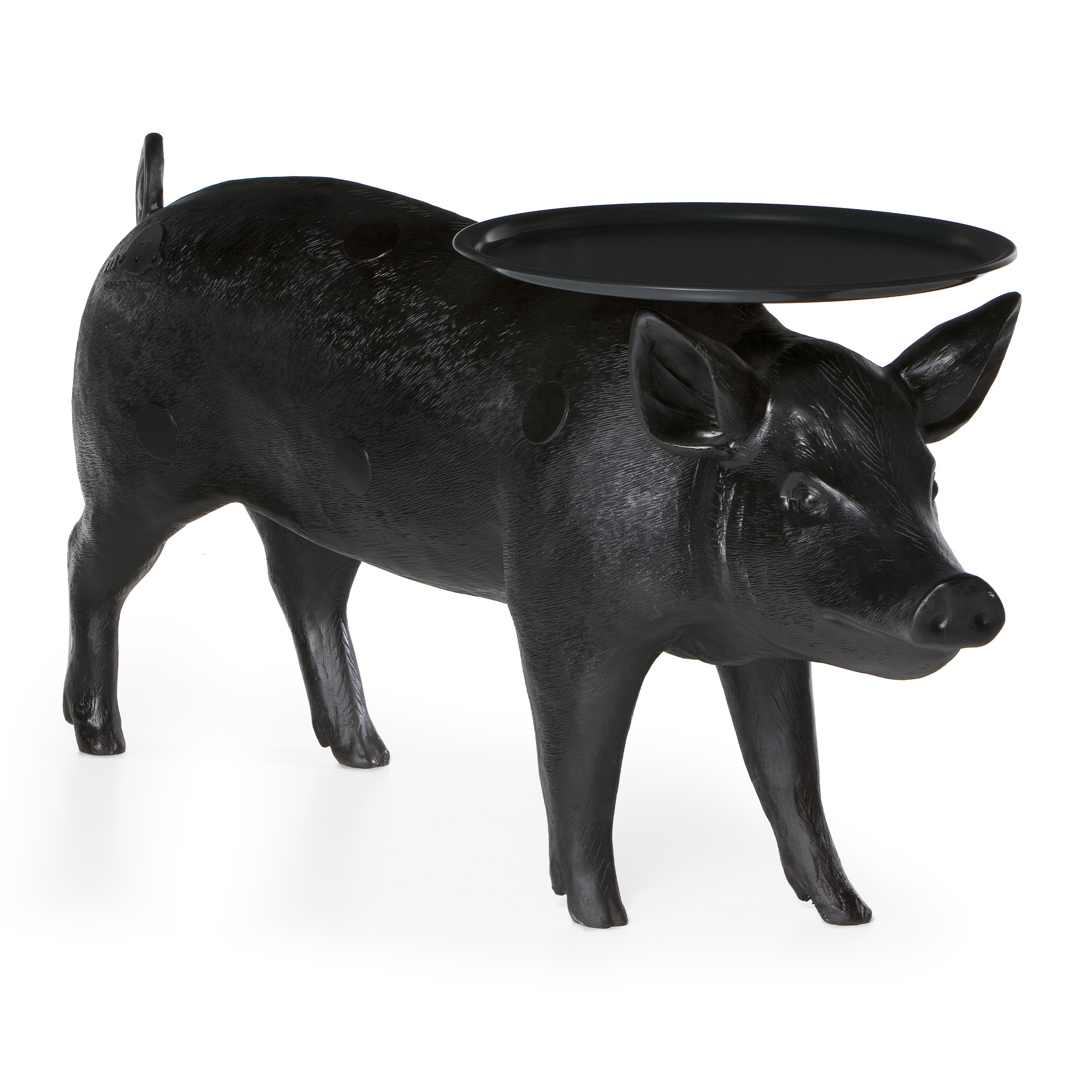 Moooi - Pig Table - Sidobord - Front Design - Svart - Plast