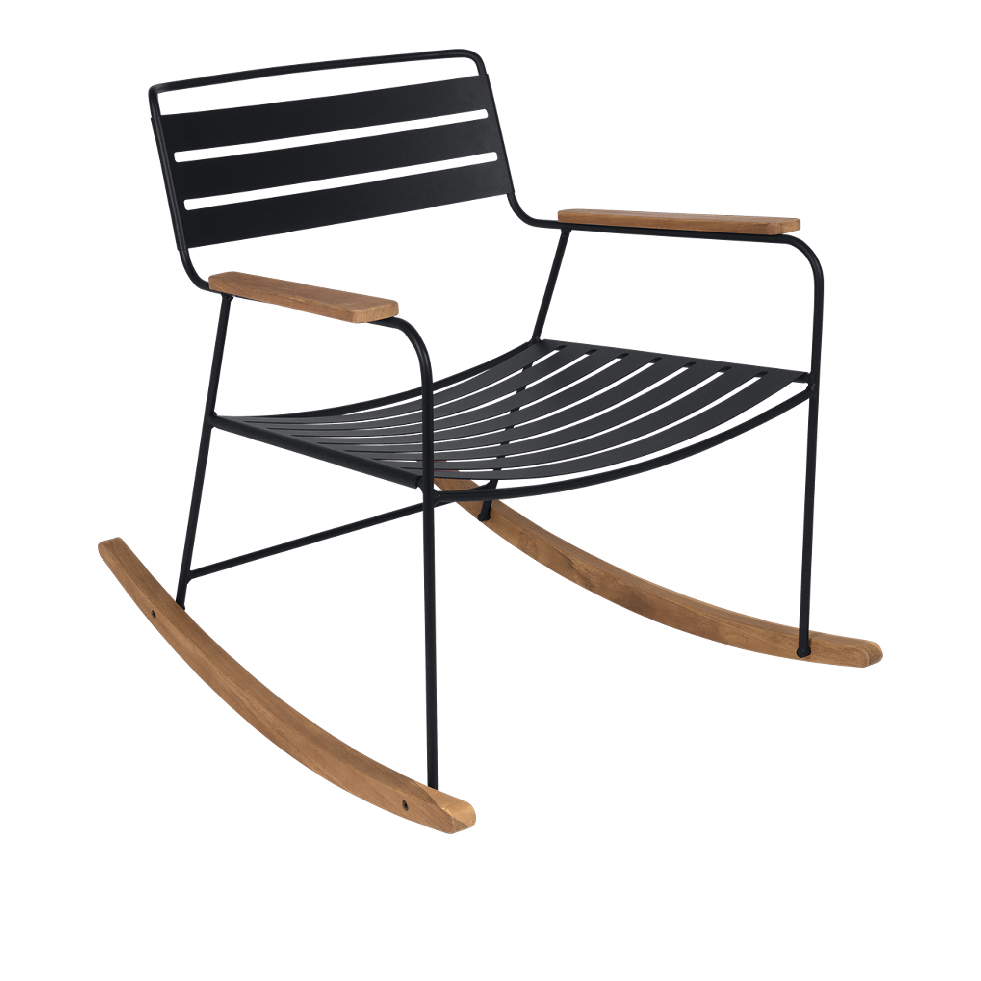 Fermob - Surprising Rocking Chair - Anthracite - Fåtöljer utomhus - Harald Guggenbichler - Metall | Utemöbler - Loungemöbler - Fåtöljer Utomhus | Möbelexperten