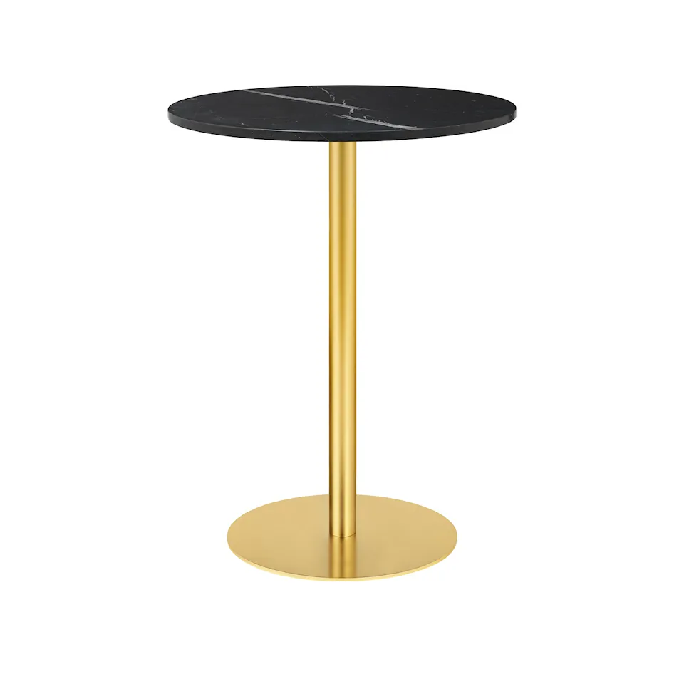 GUBI 1.0 barbord Ø80 cm mässing