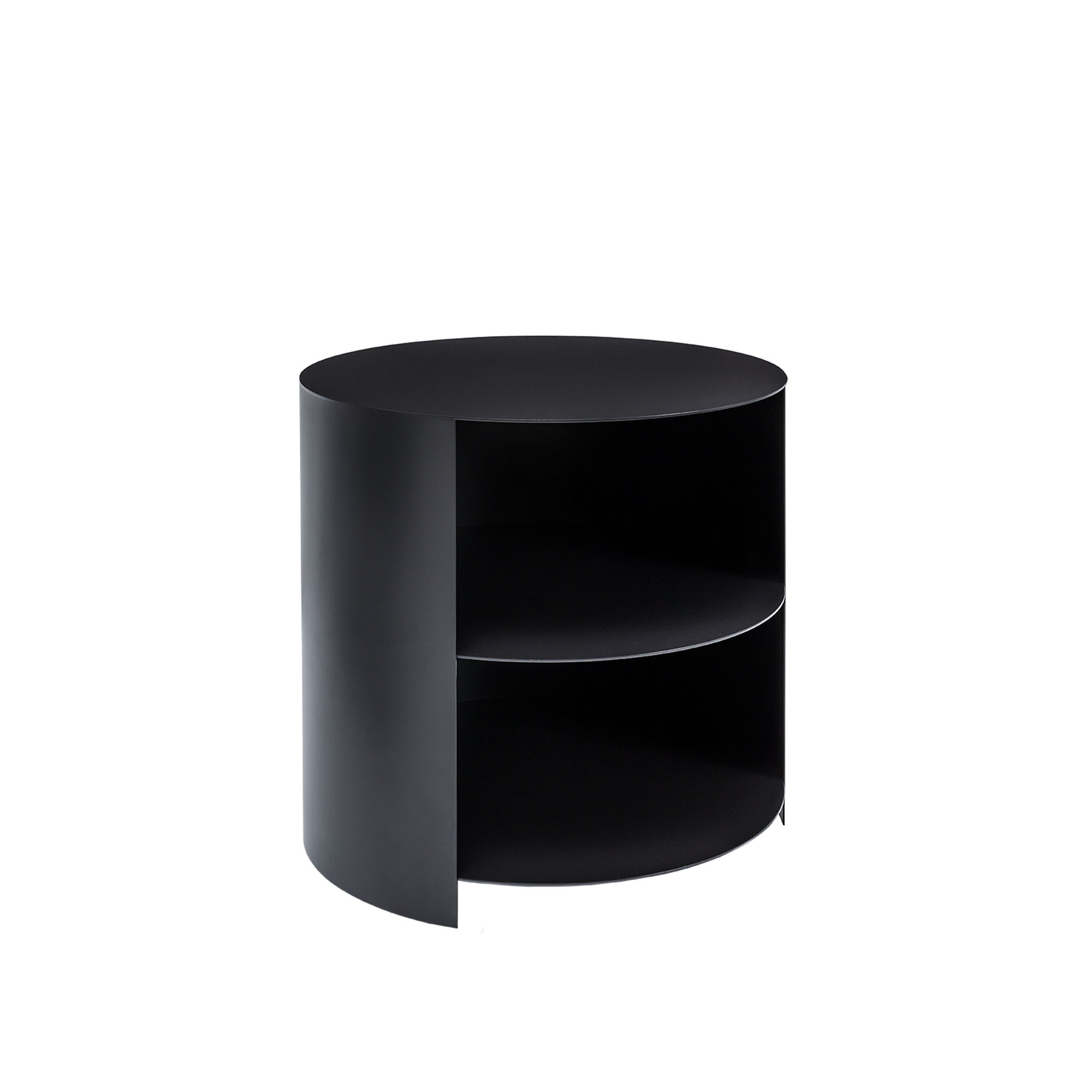 HEM - Hide Side Table - Signal Black - Småbord & sidobord - Karoline Fesser - Svart - Metall