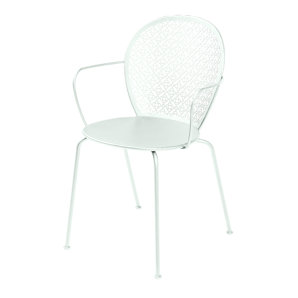 Fermob - Lorette Armchair Ice Mint A7 - Matstolar utomhus - Frédéric Sofia - Grön - Metall