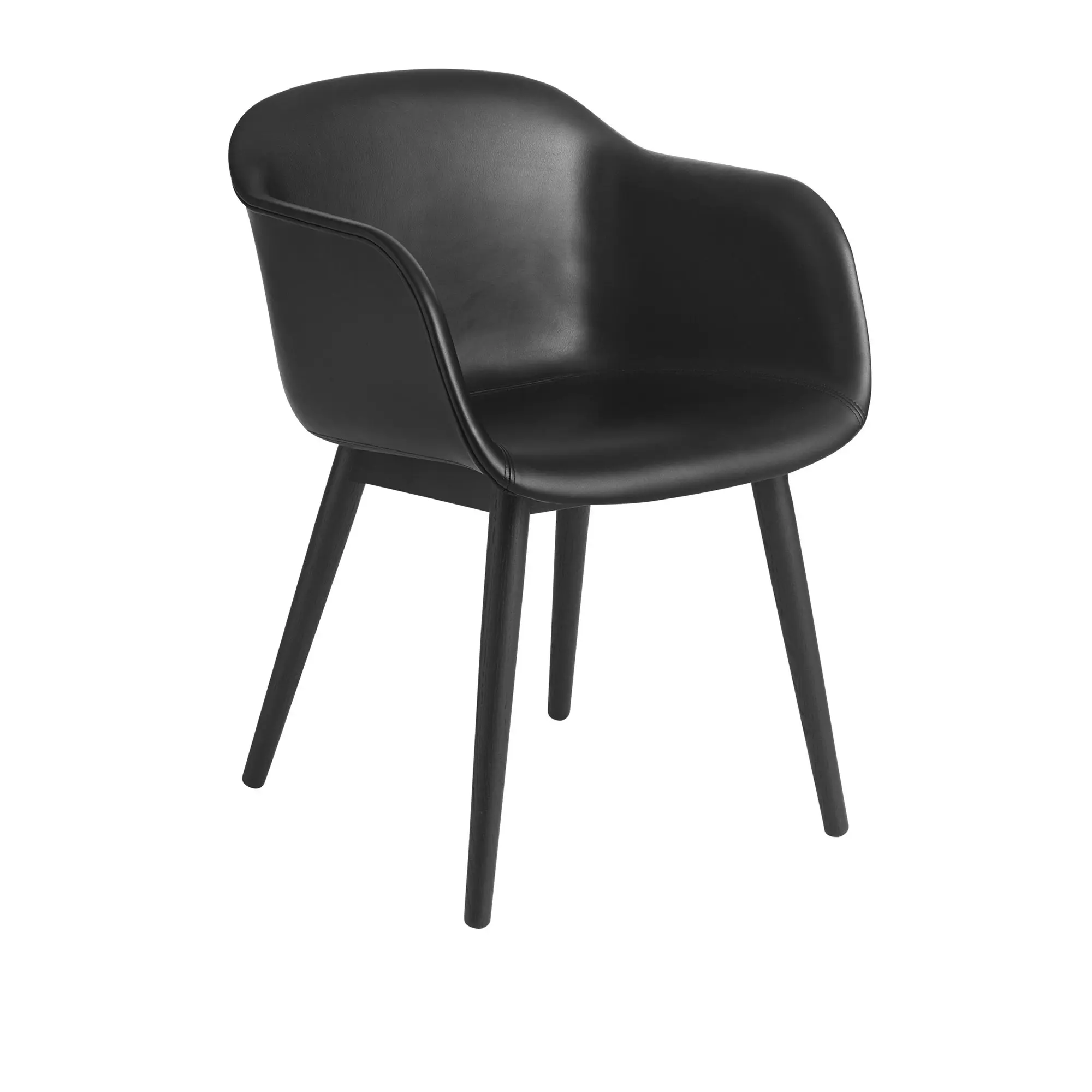 Fiber Armchair - Wood Base
