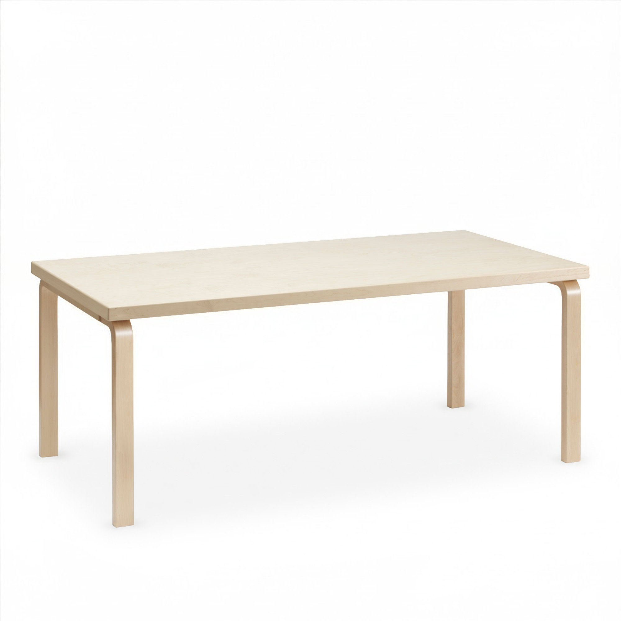 Artek - Aalto Table 83 björkfanér/klarlackad - Matbord - Alvar Aalto - Träfärgad - Trä | Möbler - Bord - Matbord | Möbelexperten