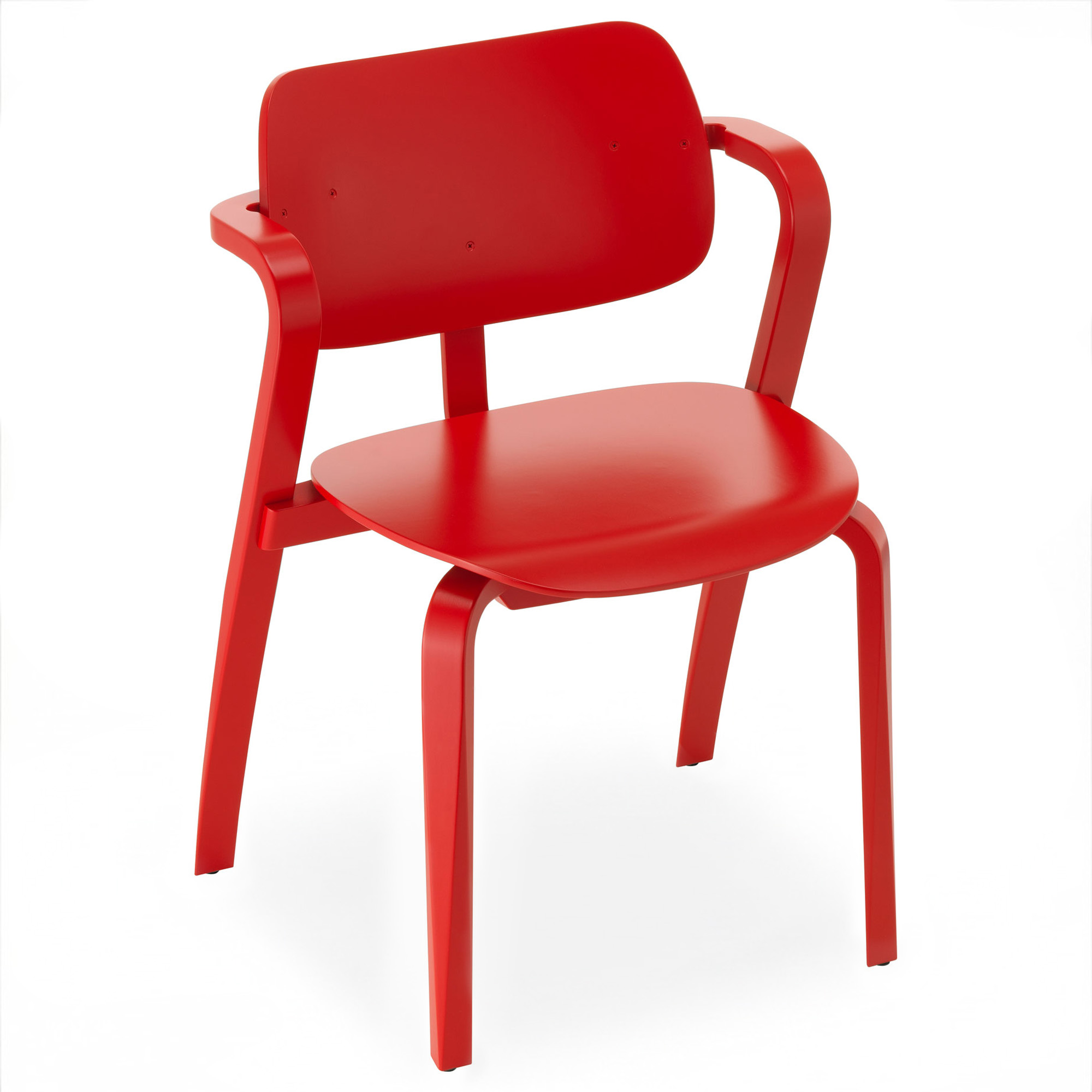 Artek - Aslak Chair R&ouml;d - Matstolar - Ilmari Tapiovaara - R&ouml;d - Tr&auml;