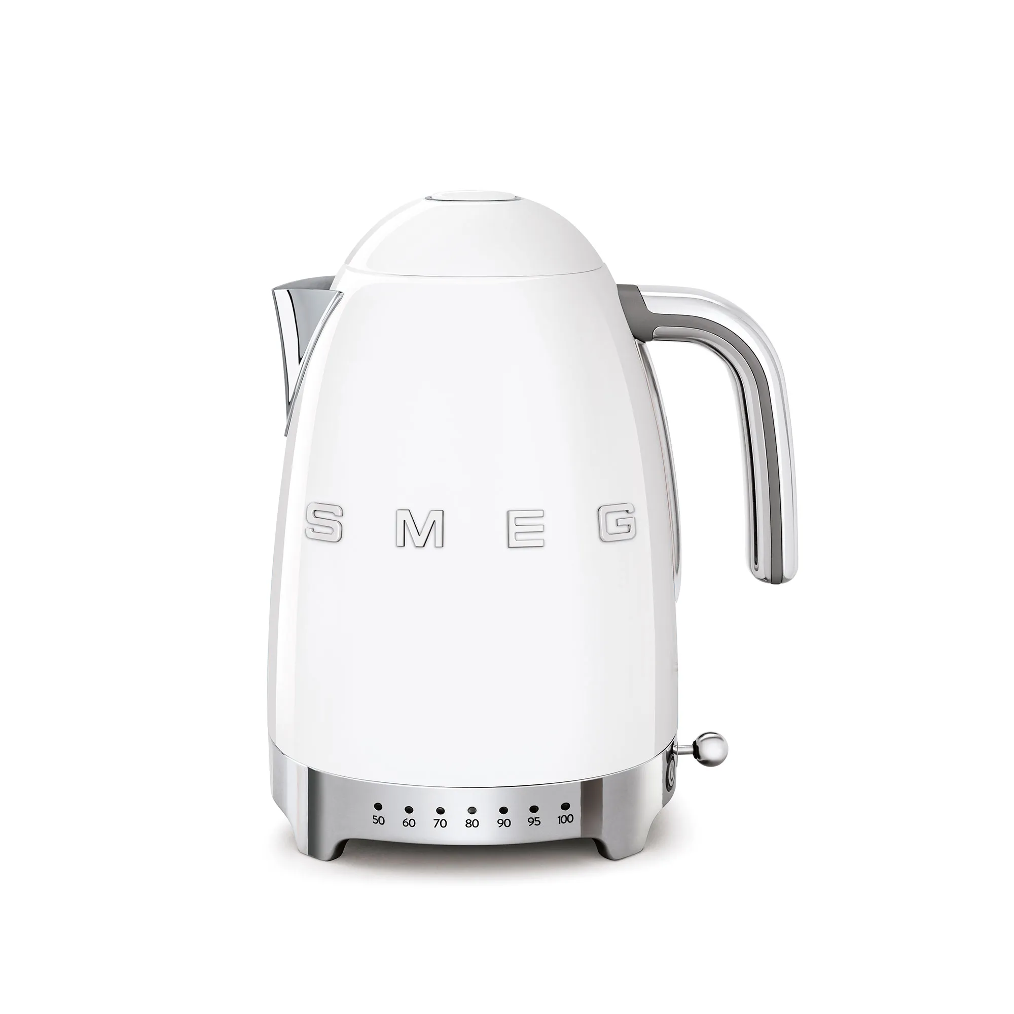 Smeg Kettle 1.7 L Adjustable Temperature White
