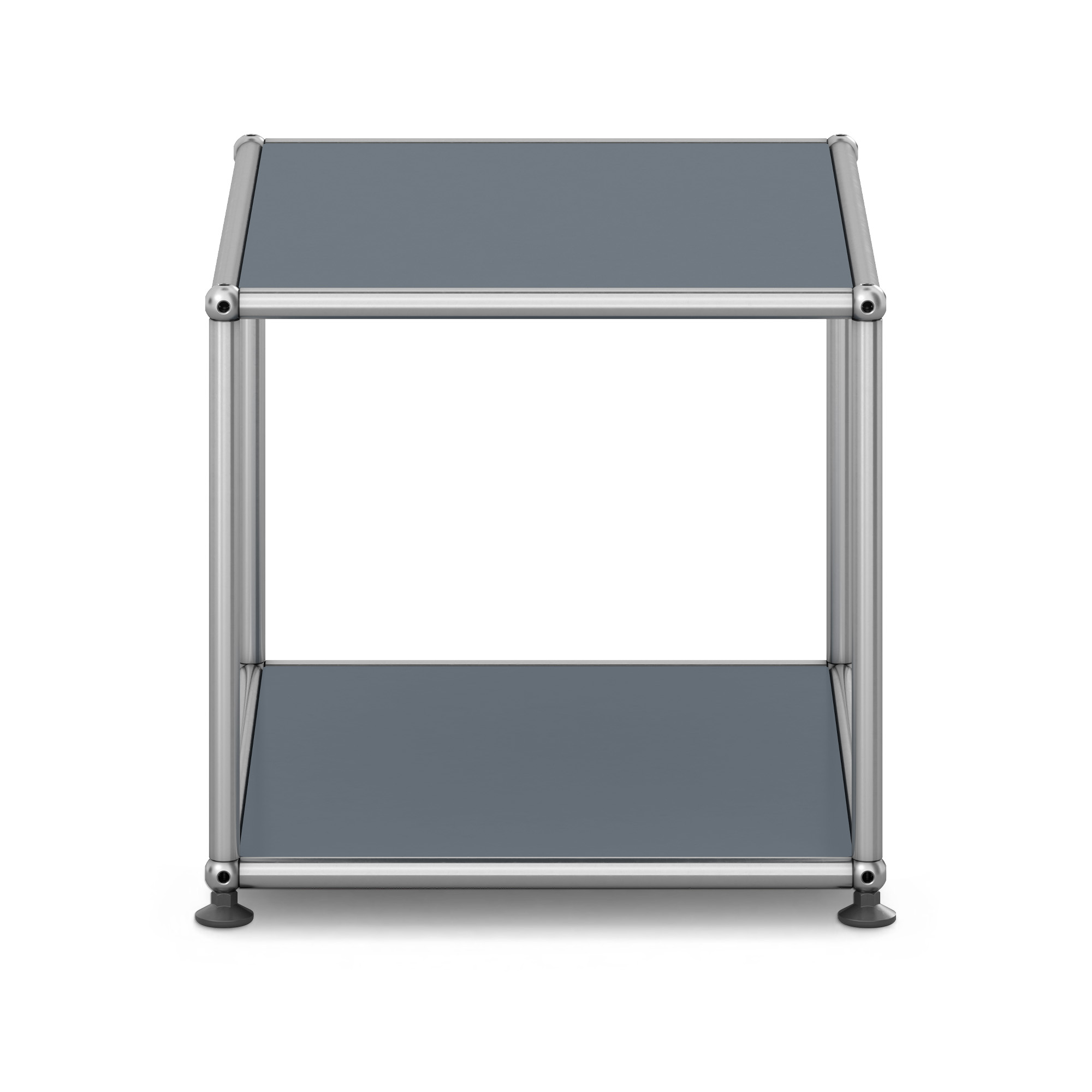 USM - USM Haller M21 32 USM Mid Grey - Sidobord - Fritz Haller & Paul Schärer - Grå - Metall | Möbler - Bord - Sidobord | Möbelexperten
