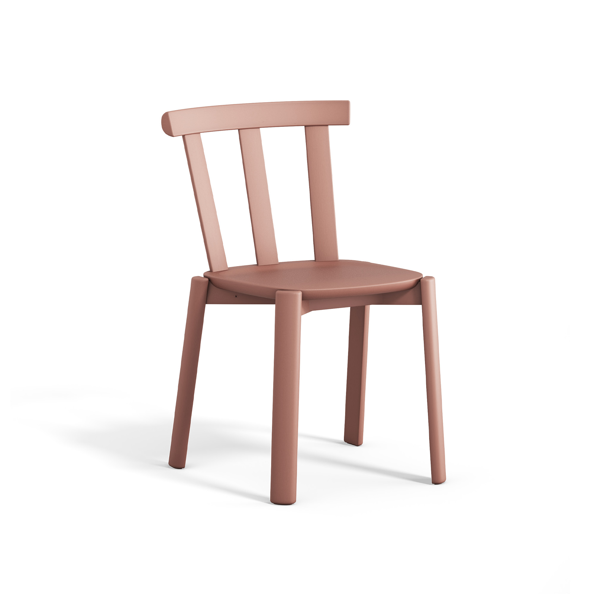 Stolab - Alt Stol Björk Malva 27 - Matstolar - Form Us With Love - Rosa - Trä