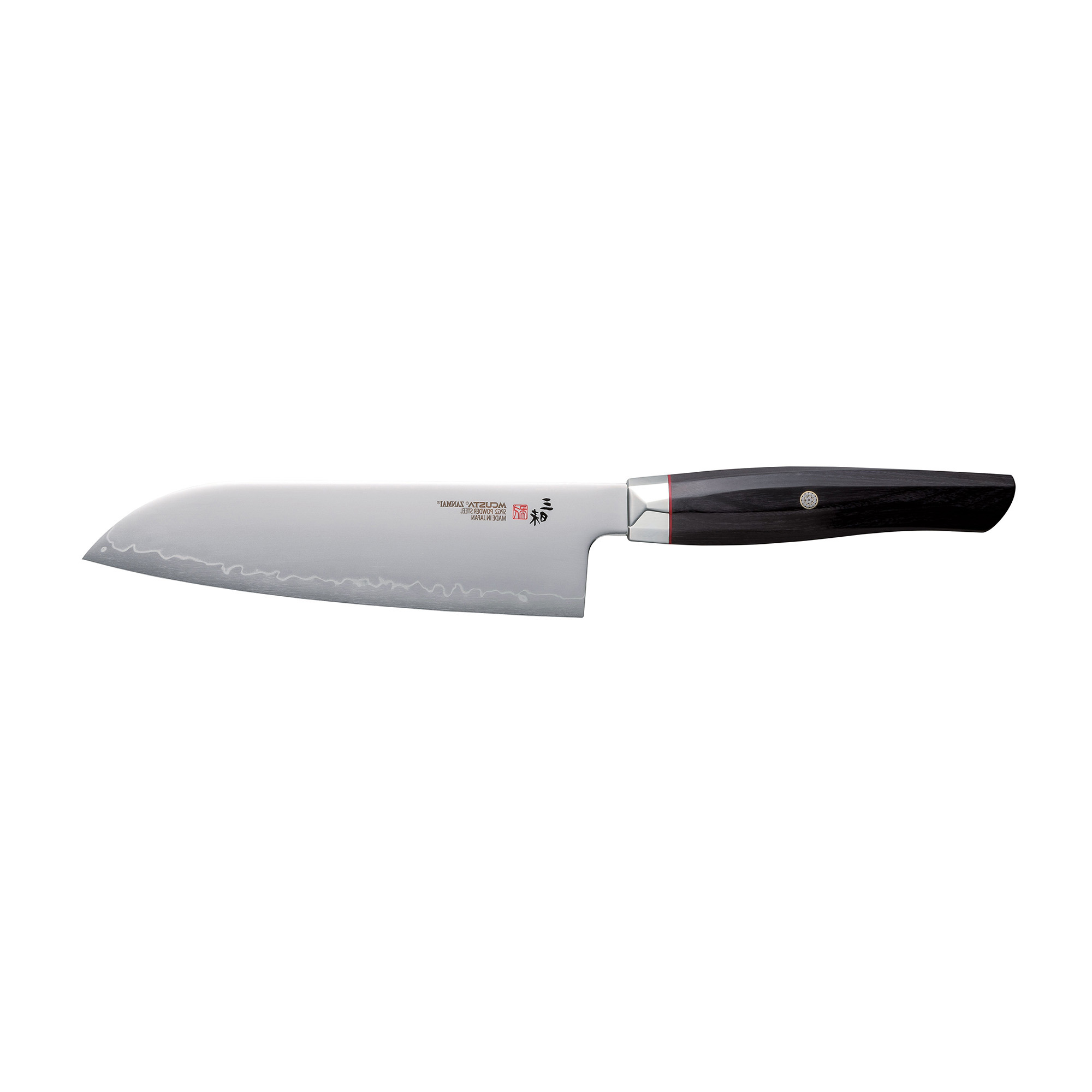 Mcusta / Zanmai - Mcusta / Zanmai Revolution Santoku, 18 cm - Svart - Santokuknivar