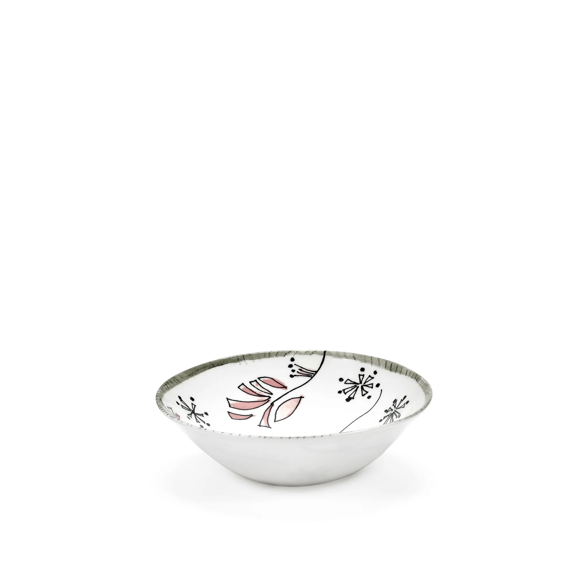 Low Bowl S Fiore Rosa - Set of 2