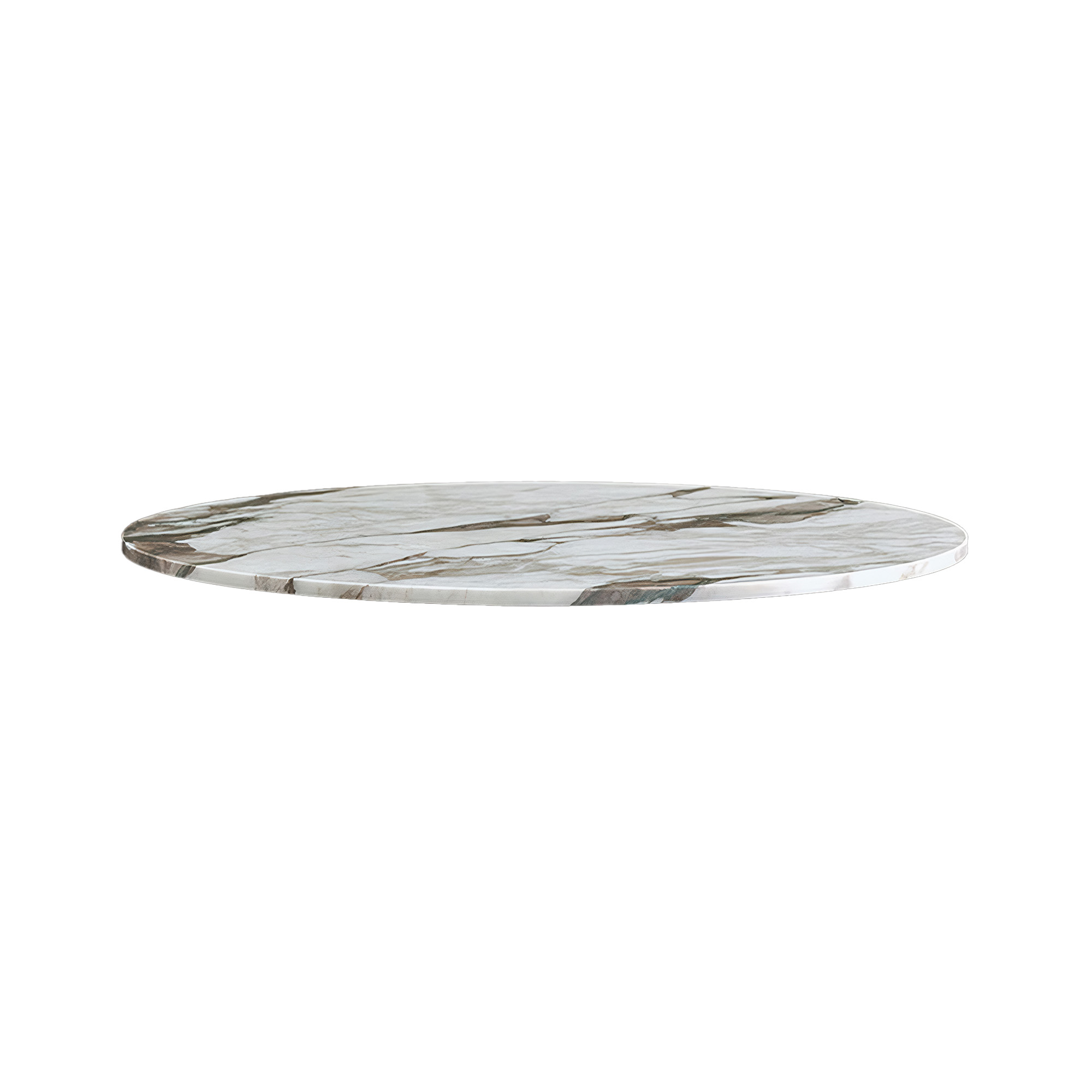 Poliform - Concorde spinnebrett til Concorde bord Ø 180 cm Matt Calacatta Marble - Bordtilbehør - Emmanuel Gallina - Hvit