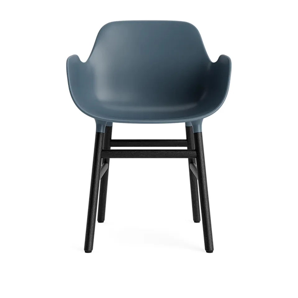 Form Armchair Black Oak