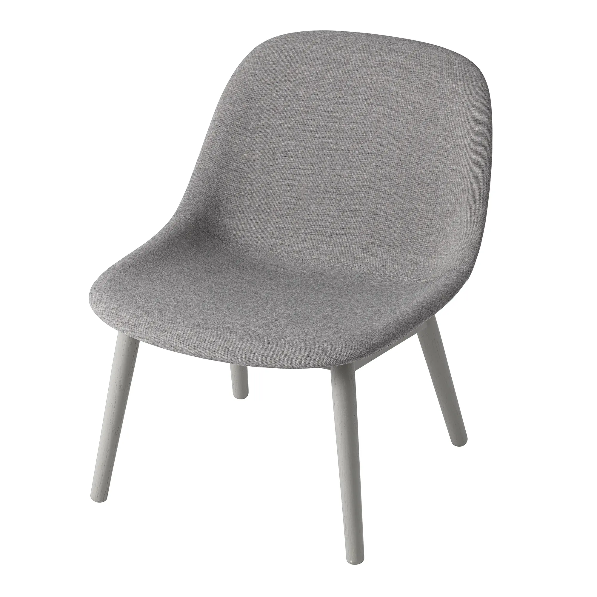 Fiber Lounge Chair Wood Base