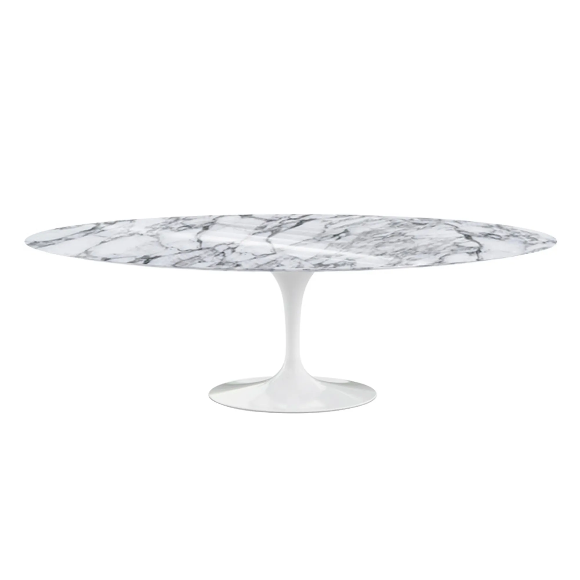 Saarinen Oval matbord 244 cm White