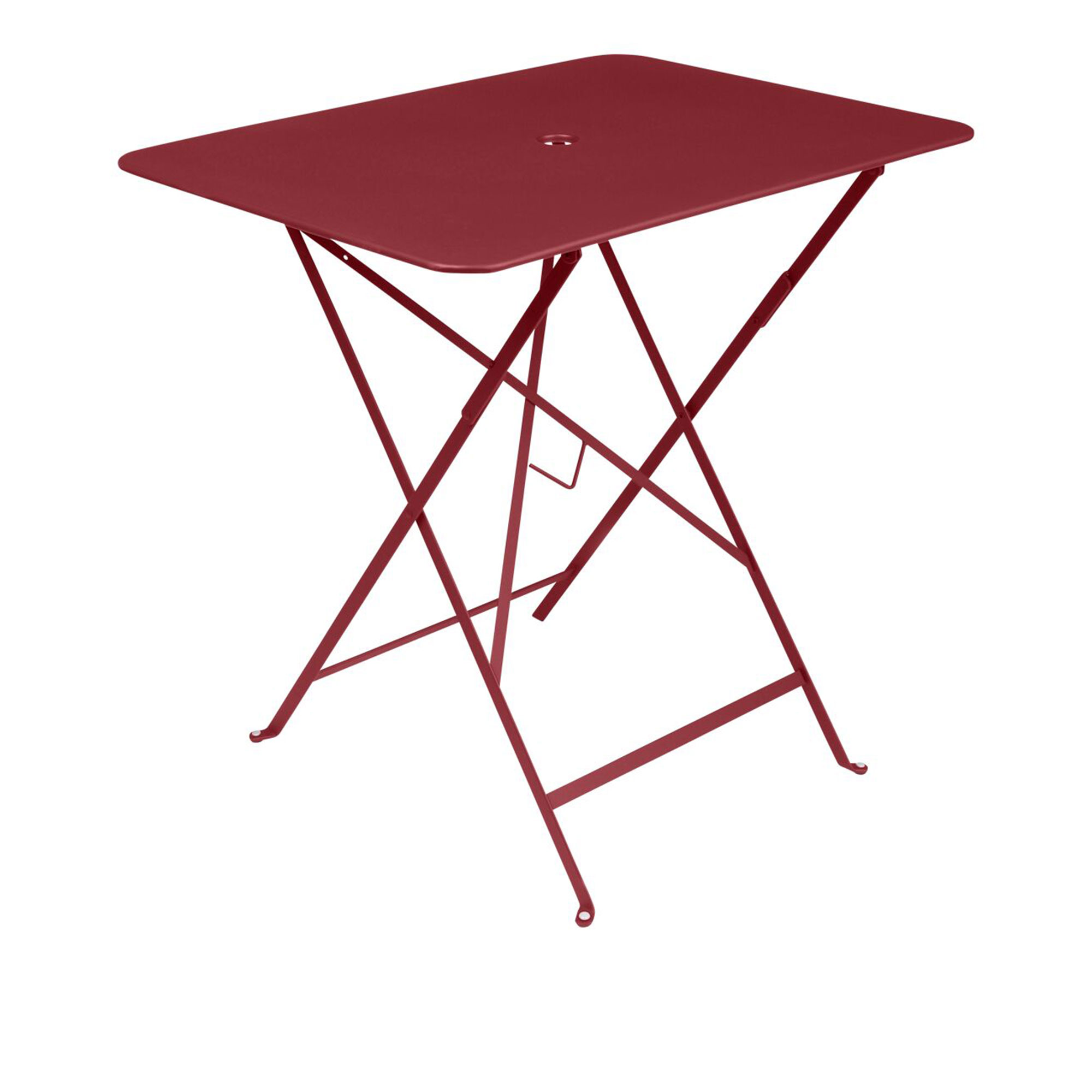 Fermob - Bistro Table 77 x 57 cm Chili - Balkong- och caf&eacute;bord - R&ouml;d - Metall