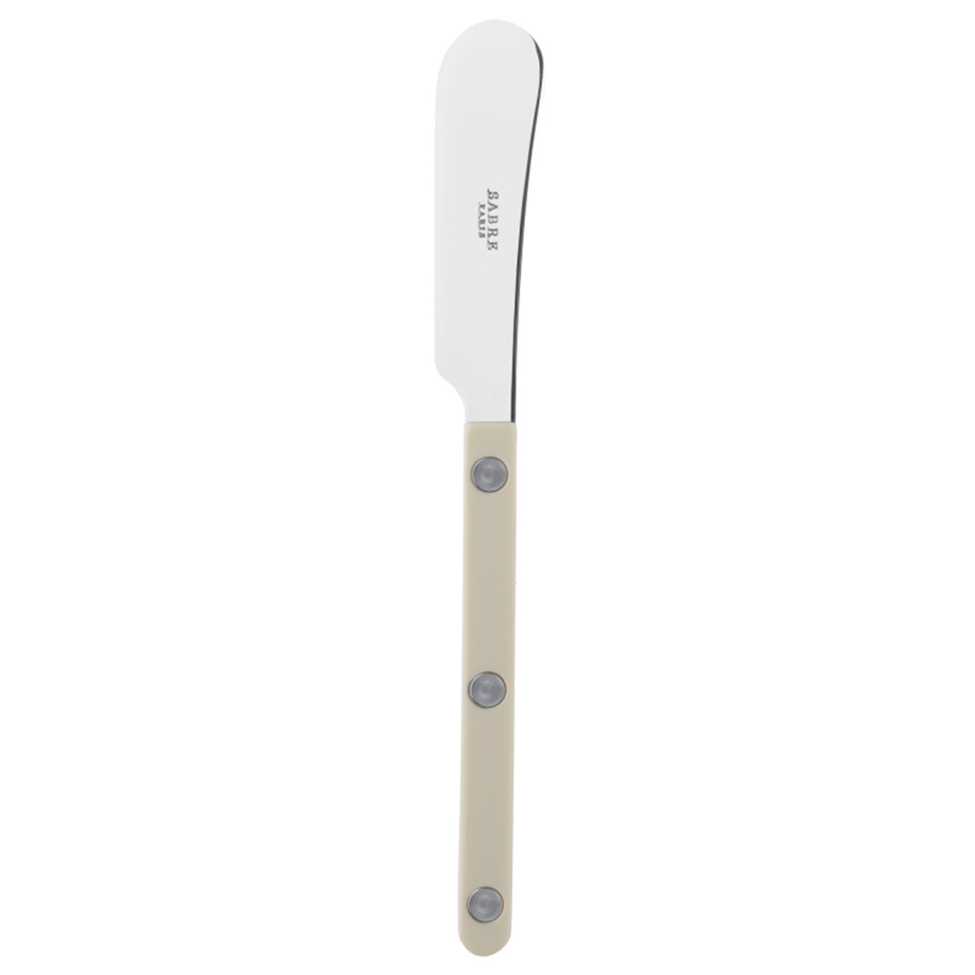 Sabre Paris - Bistrot Butter Spreader Solid - Light Kaki - Smörknivar - Beige | Servering - Bestick - Smörknivar | Möbelexperten
