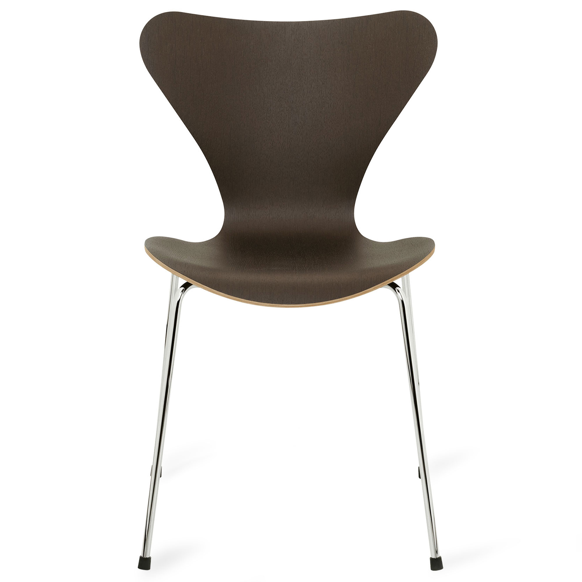 Fritz Hansen - Sjuan 3107 stol mörkbetsad ekfanér - Matstolar - Arne Jacobsen - Träfärgad - Metall/Trä | Möbler - Stolar Och Pallar - Matstolar | Möbelexperten