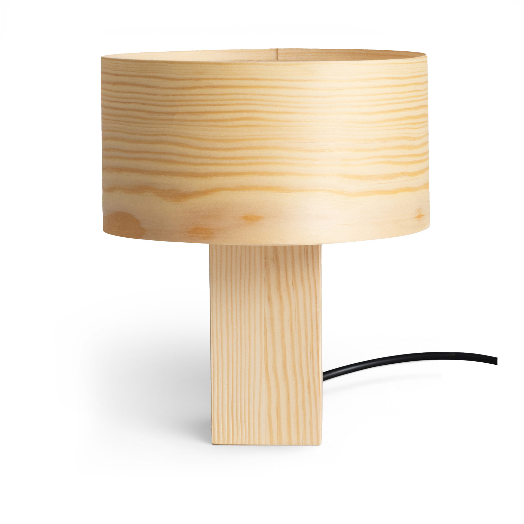 Vaarnii - 018 Hoop Table Lamp - Natural Pine Small - Bordslampor - John Tree - Trä | Belysning - Bords- Och Skrivbordslampor - Bordslampor | Möbelexperten