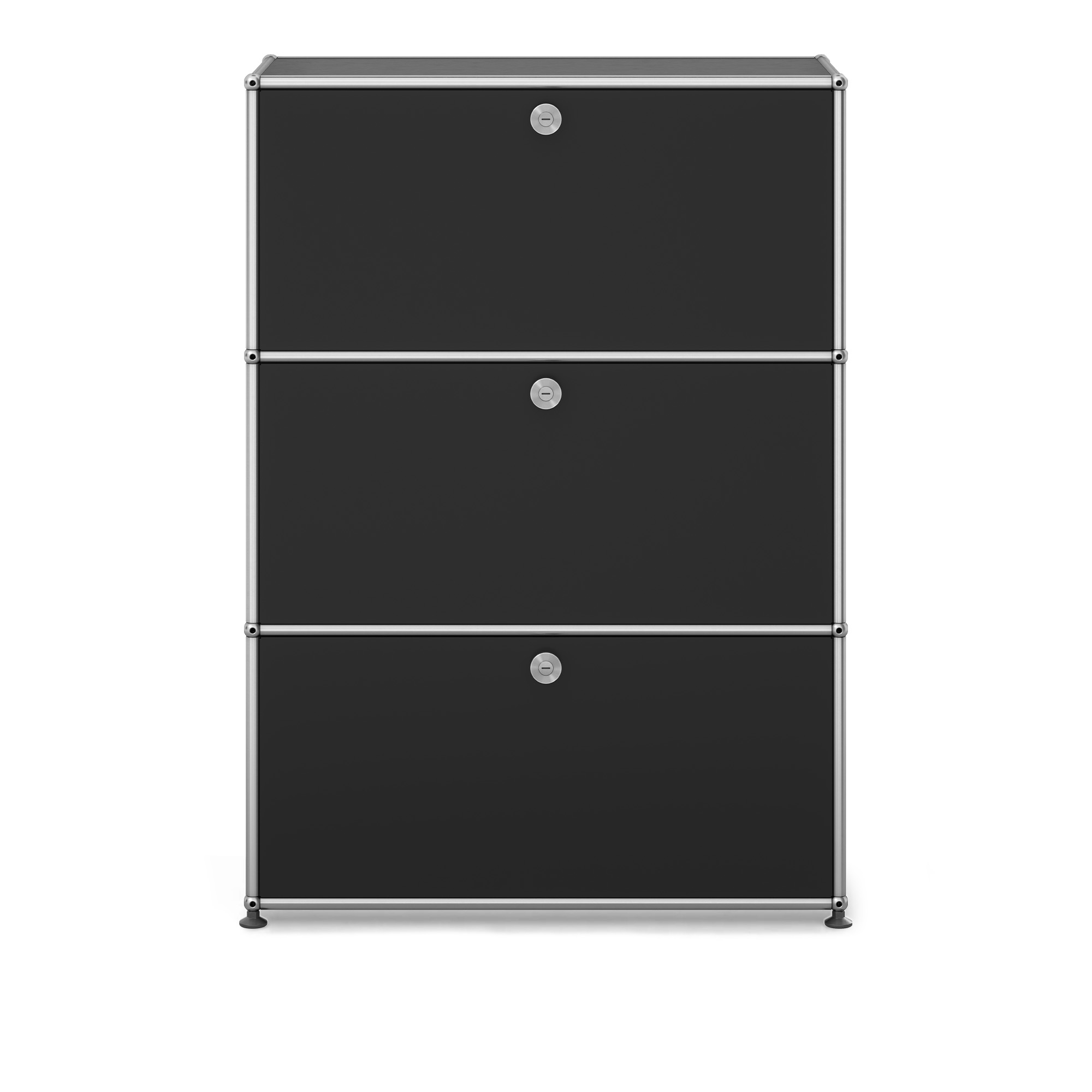 USM - USM Haller Shelf G1 Graphite Black - Skåp och vitrinskåp - Fritz Haller & Paul Schärer - Svart - Metall | Möbler - Förvaring Och Hyllor - Skåp Och Vitrinskåp | Möbelexperten