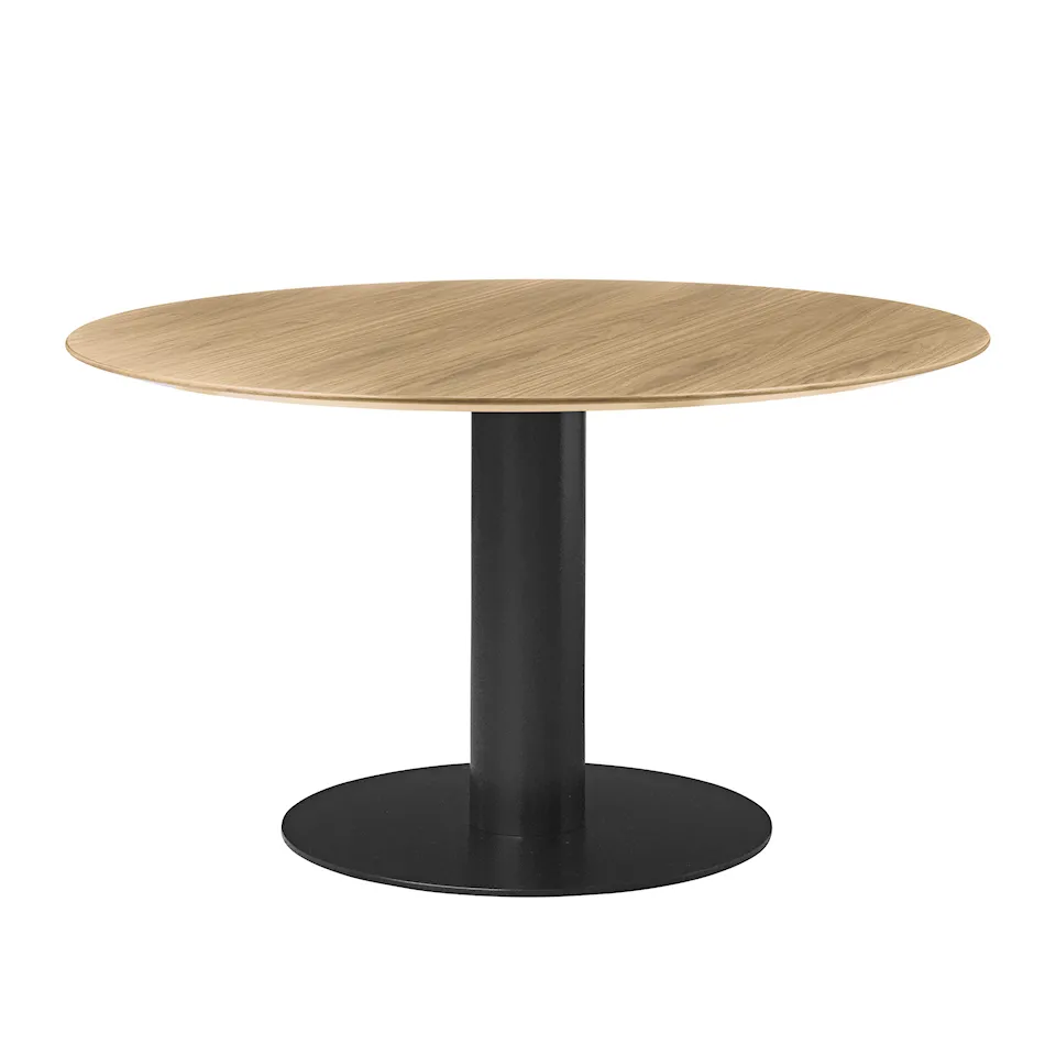 GUBI 2.0 matbord Ø130 cm svart