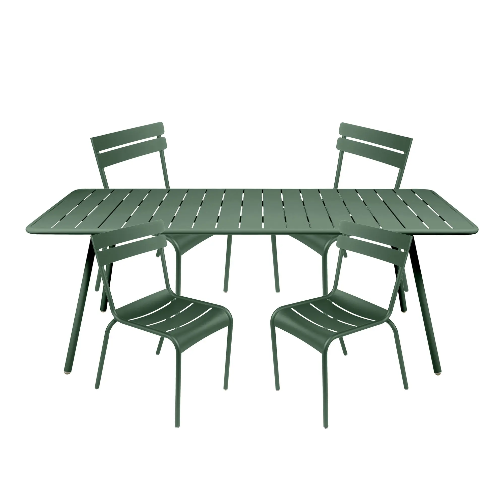 Luxembourg matgrupp med bord 207cm & 4 stolar