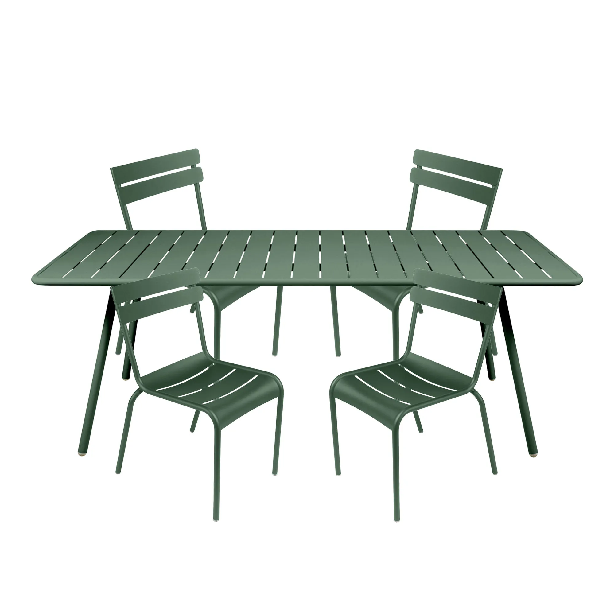 Luxembourg matgrupp med bord 207cm & 4 stolar