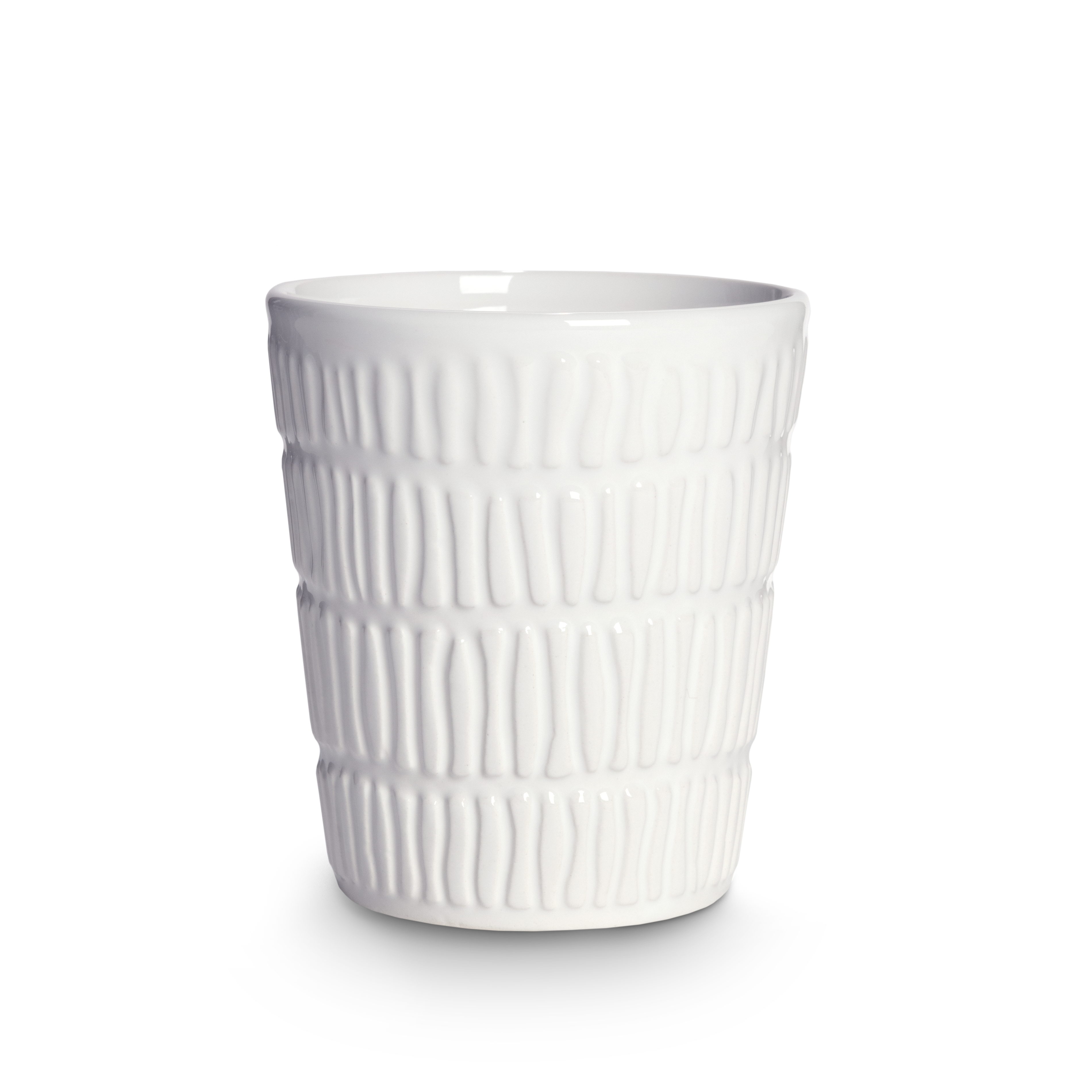 Mateus - Stripes Mugg 30 cl Vit - Kaffekoppar - Vit