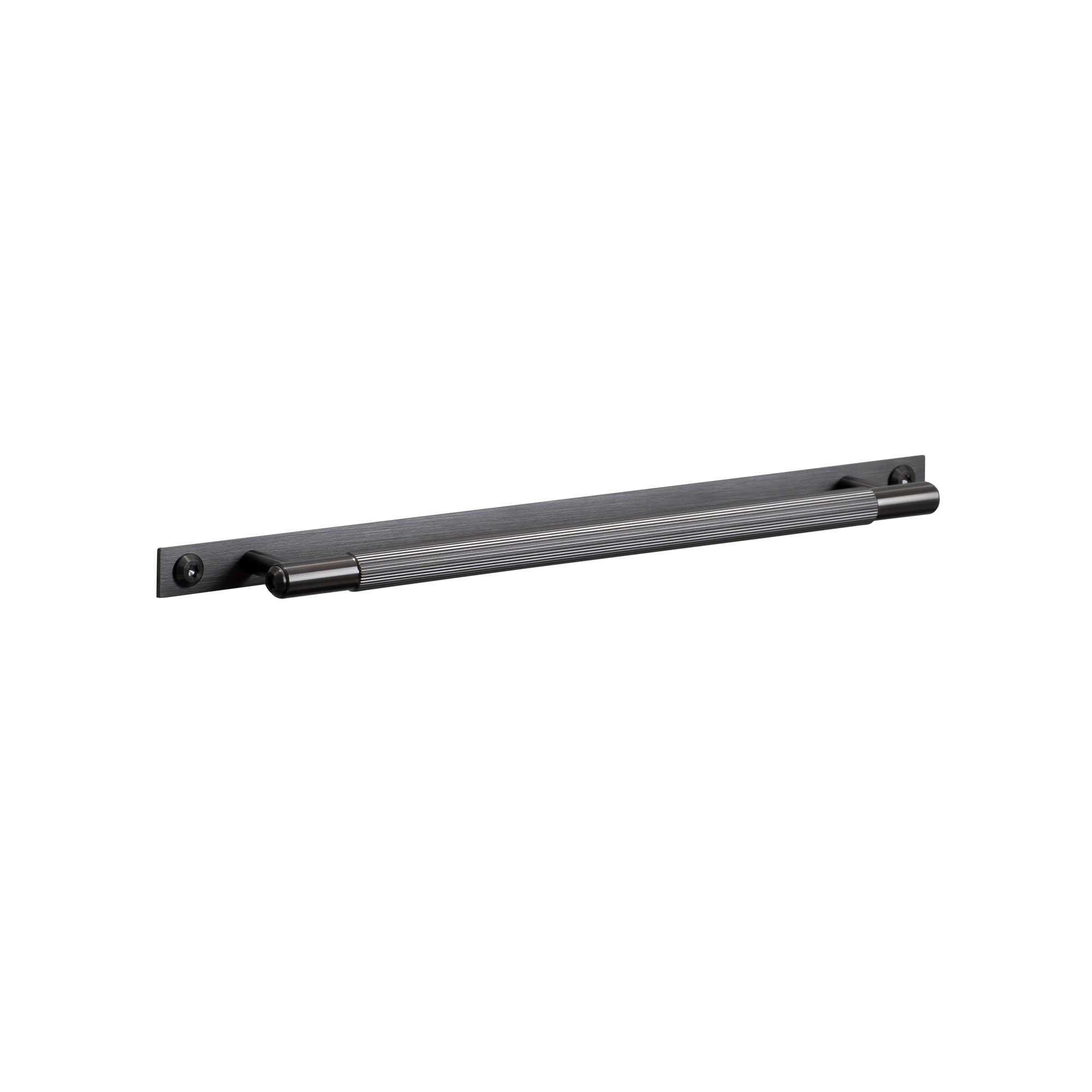 Buster + Punch - Pull Bar Plate Linear Medium Gun Metal - Handtag
