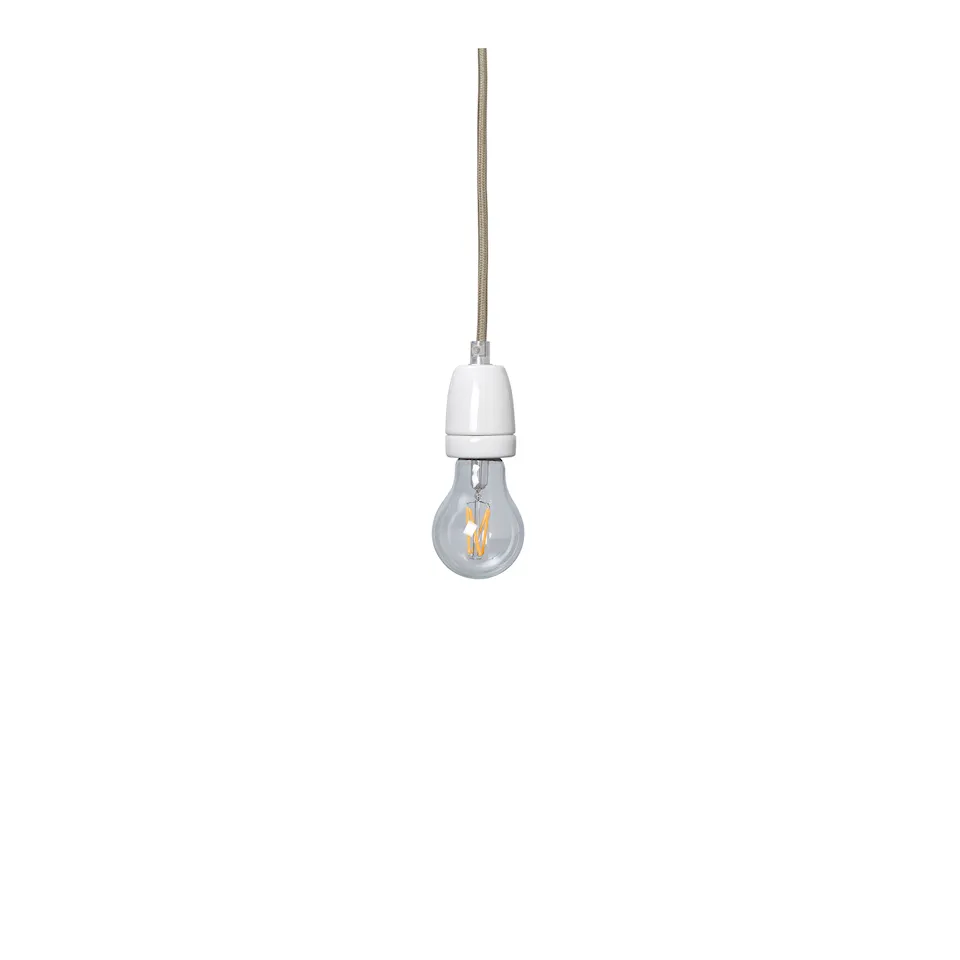 Ferm Living Ceramic Socket tygkabeluppsättning pendellampa