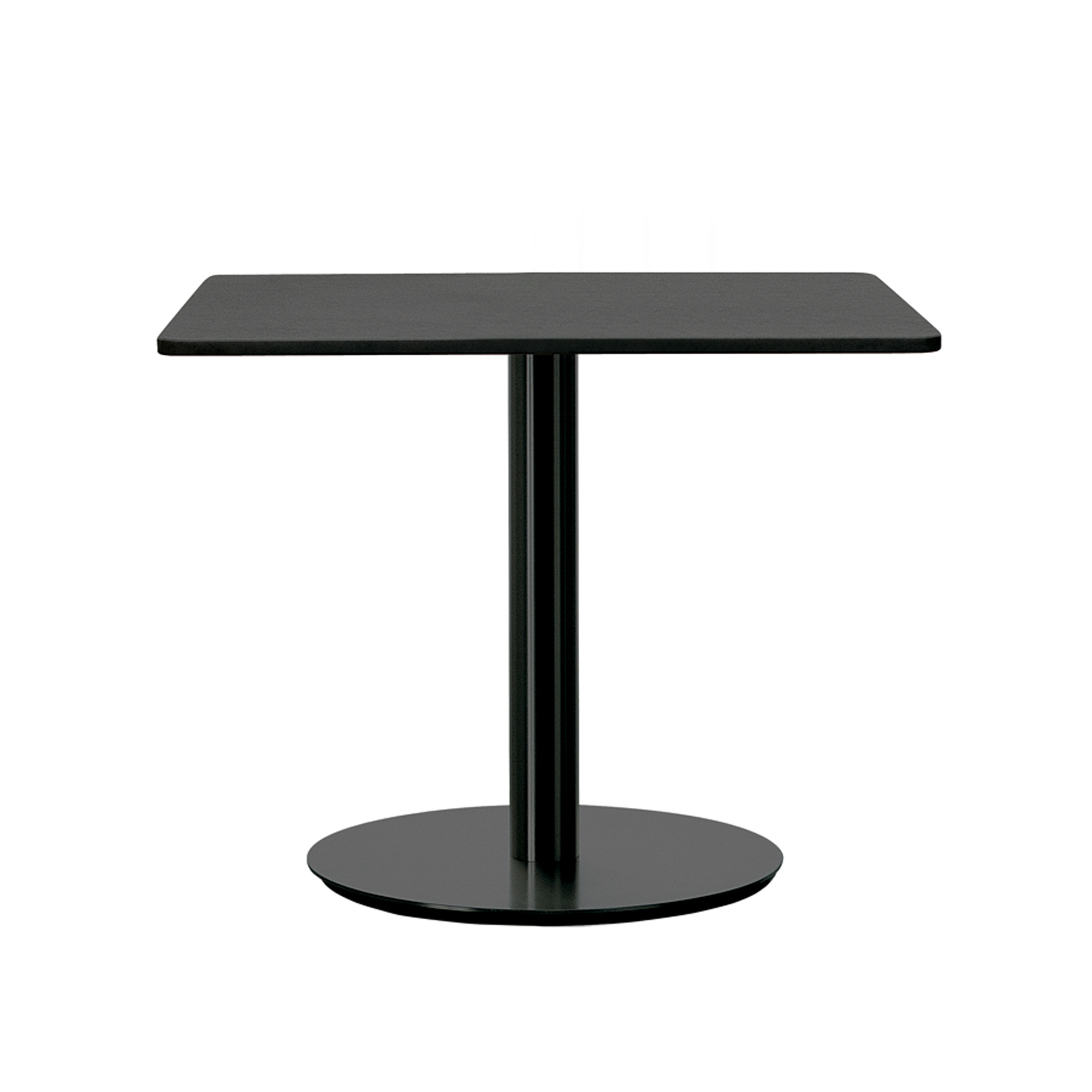 Cappellini - Big Break Table Square, Anthracite Laminate White Base - Matbord - Giulio Cappellini - Grå - Laminat