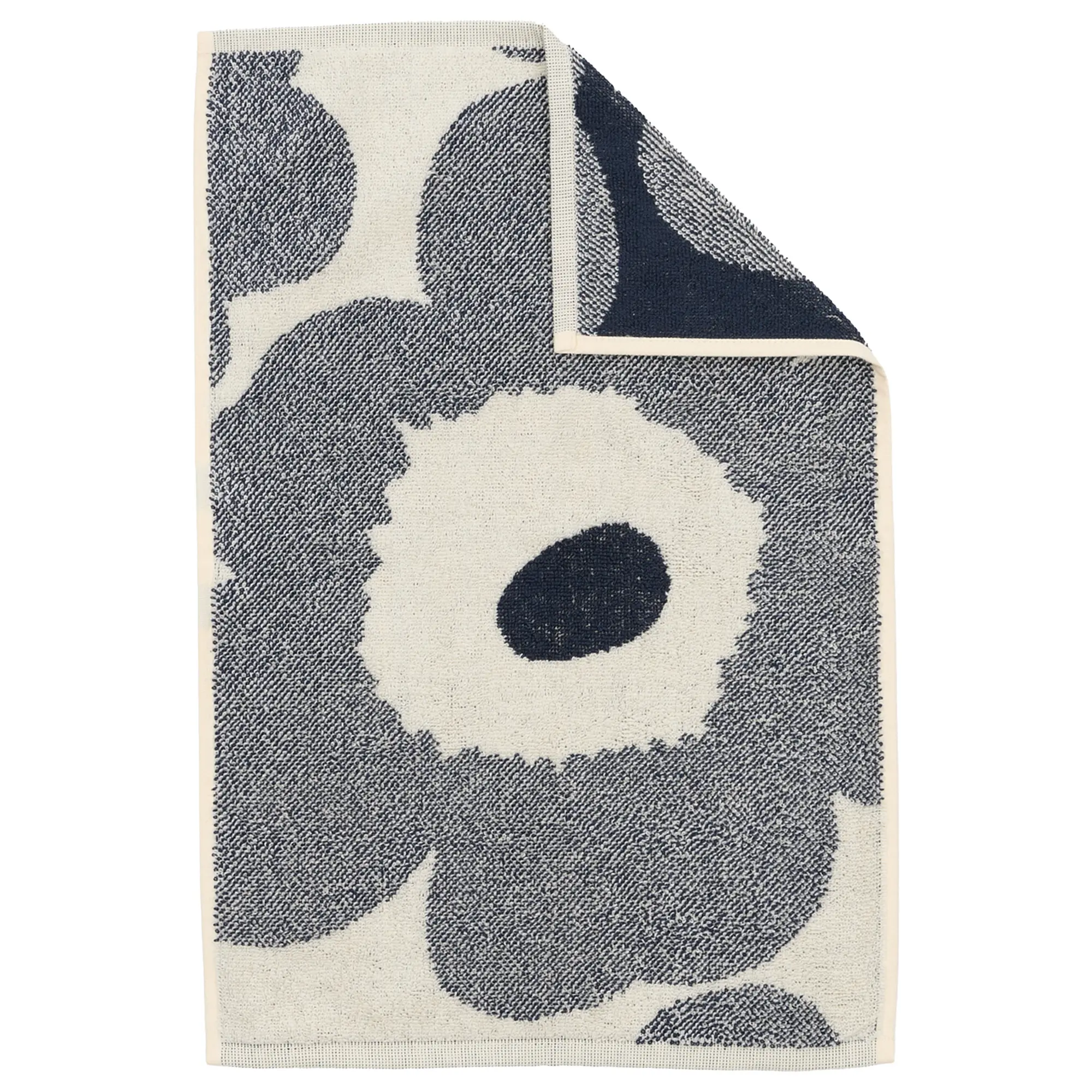 Unikko Off White Blueberry gjestehåndkle 30 x 50 cm