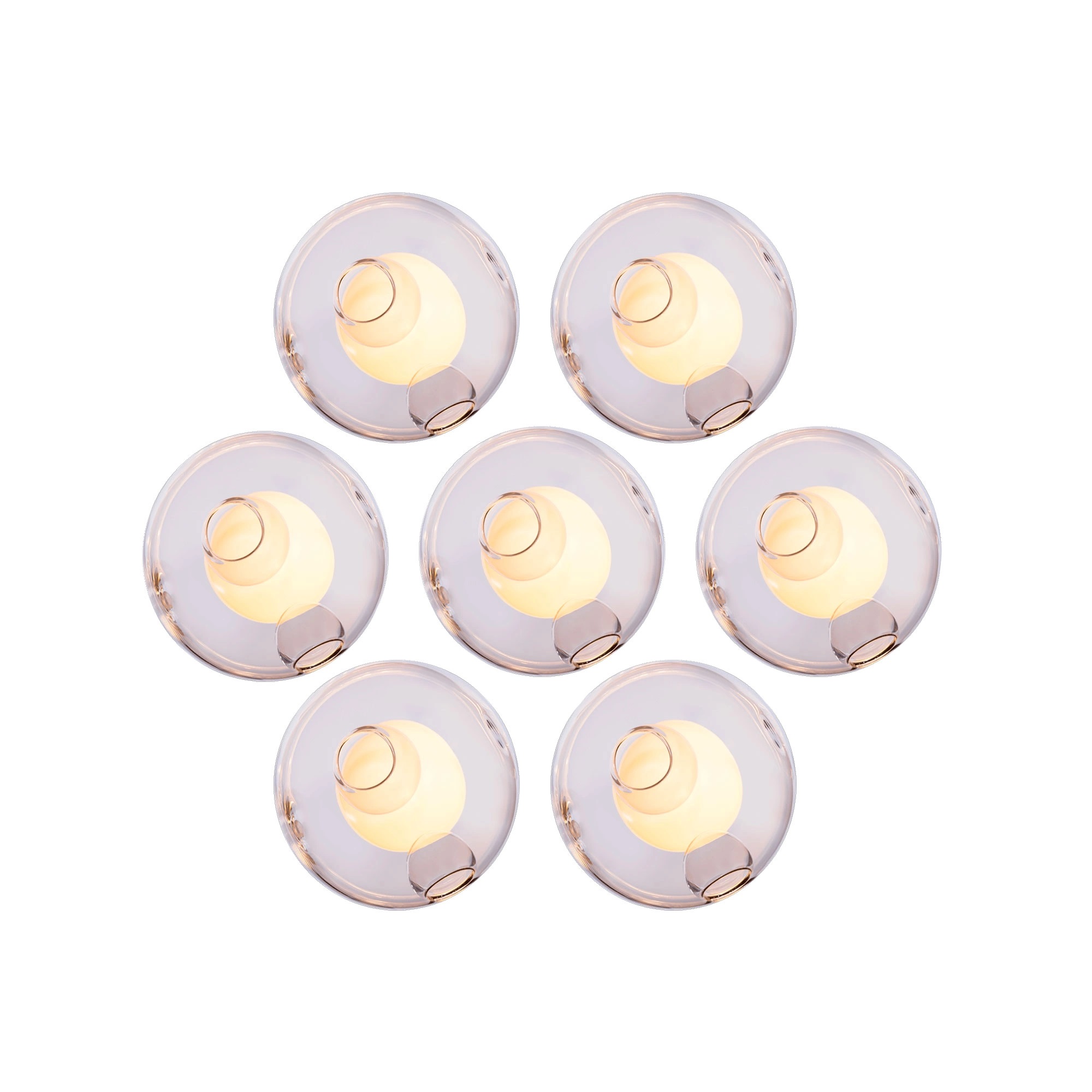 Bocci - 28.7 Cluster, Klar Xenon - Klusterlampor - Omer Arbel - Transparent