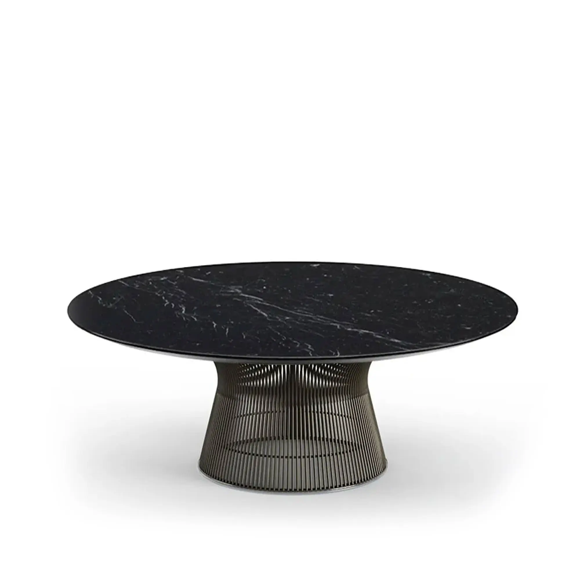 Platner soffbord Ø 107 cm Brons Metallic