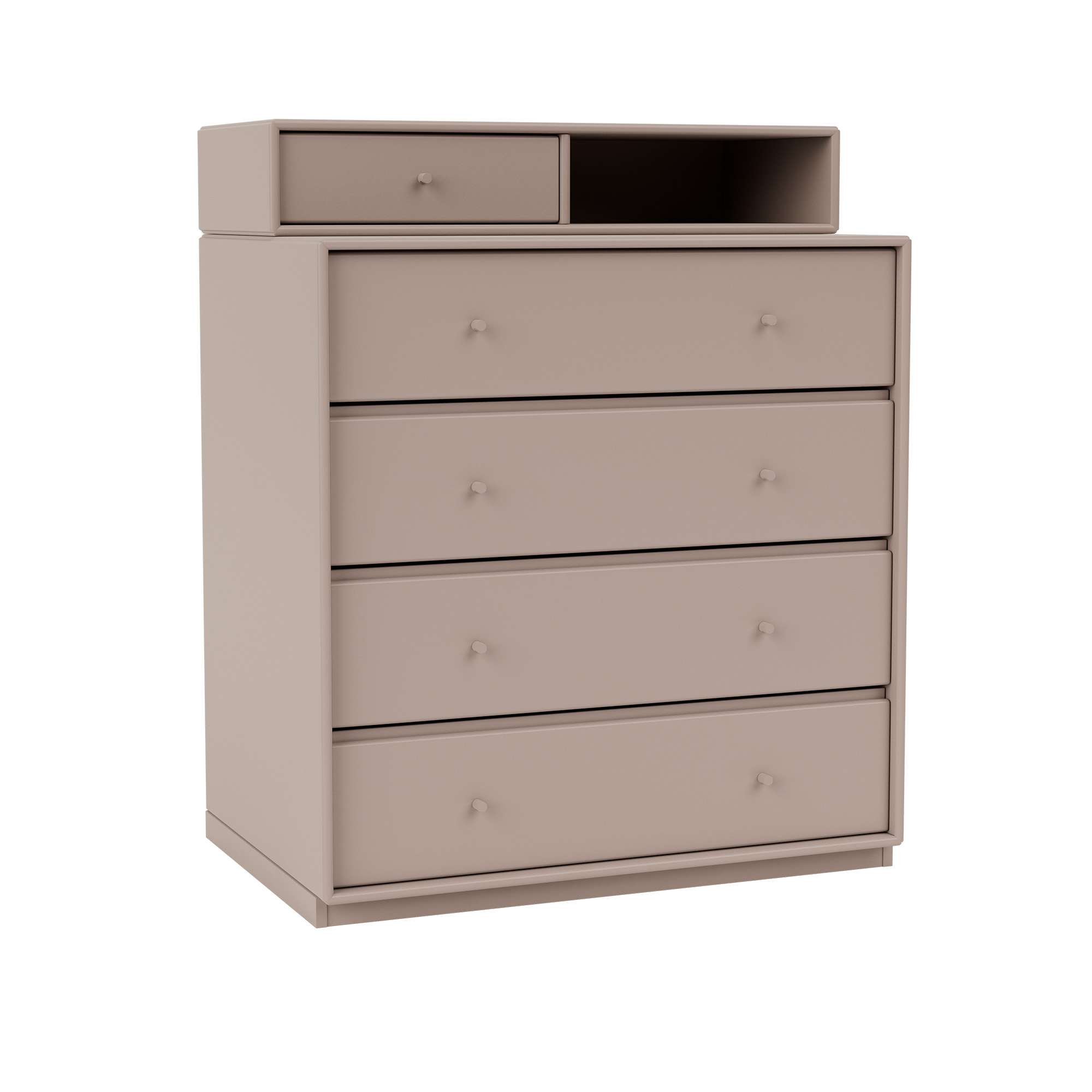 Montana - Keep Chest Of Drawers, Plinth H3 cm - Mushroom - Byråer - Peter J. Lassen - Beige - Trä | Möbler - Förvaring Och Hyllor - Byråer | Möbelexperten