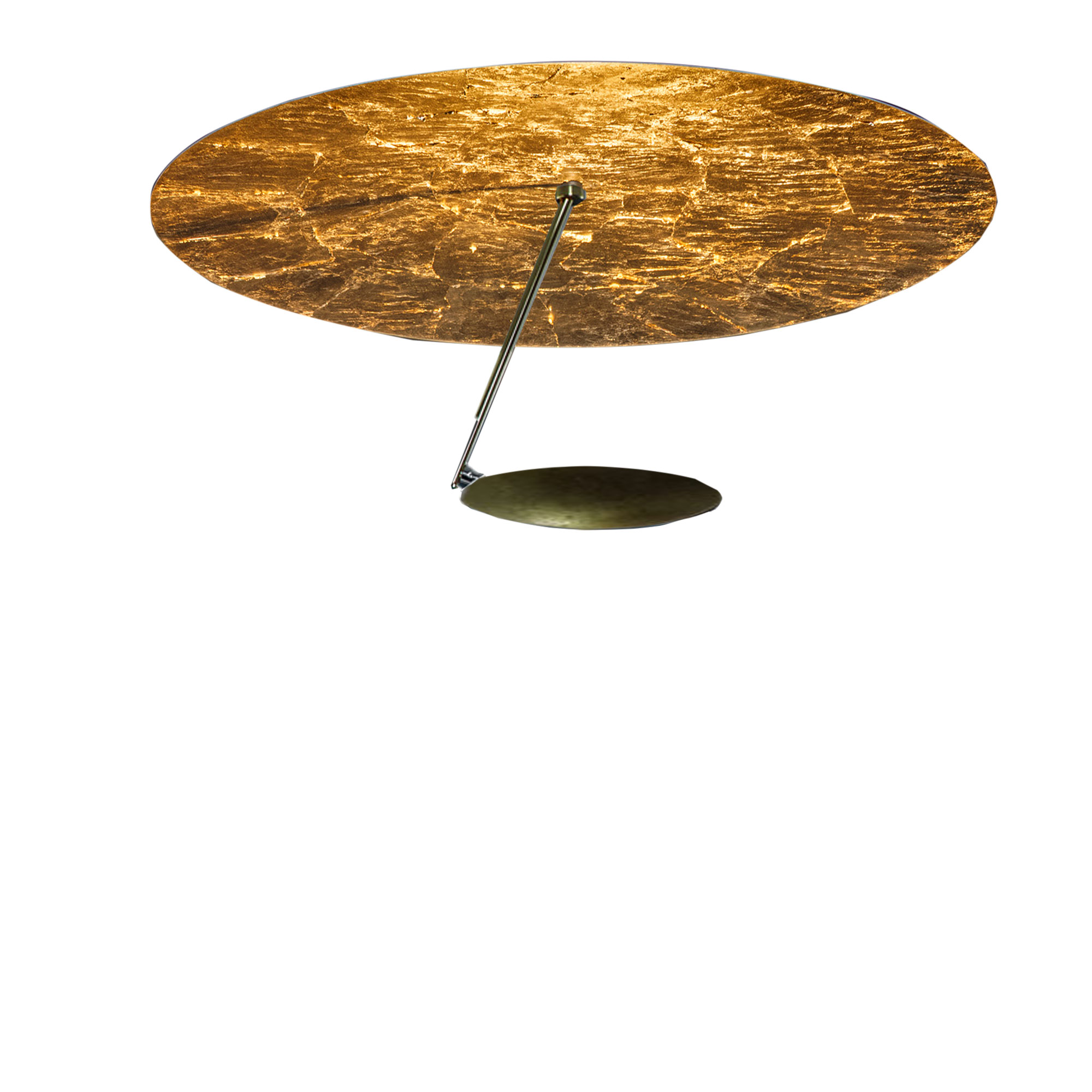 Catellani & Smith - Lederam C150 - Svart Med Bladguld - Plafonder - Enzo Catellani - Flerfärgad