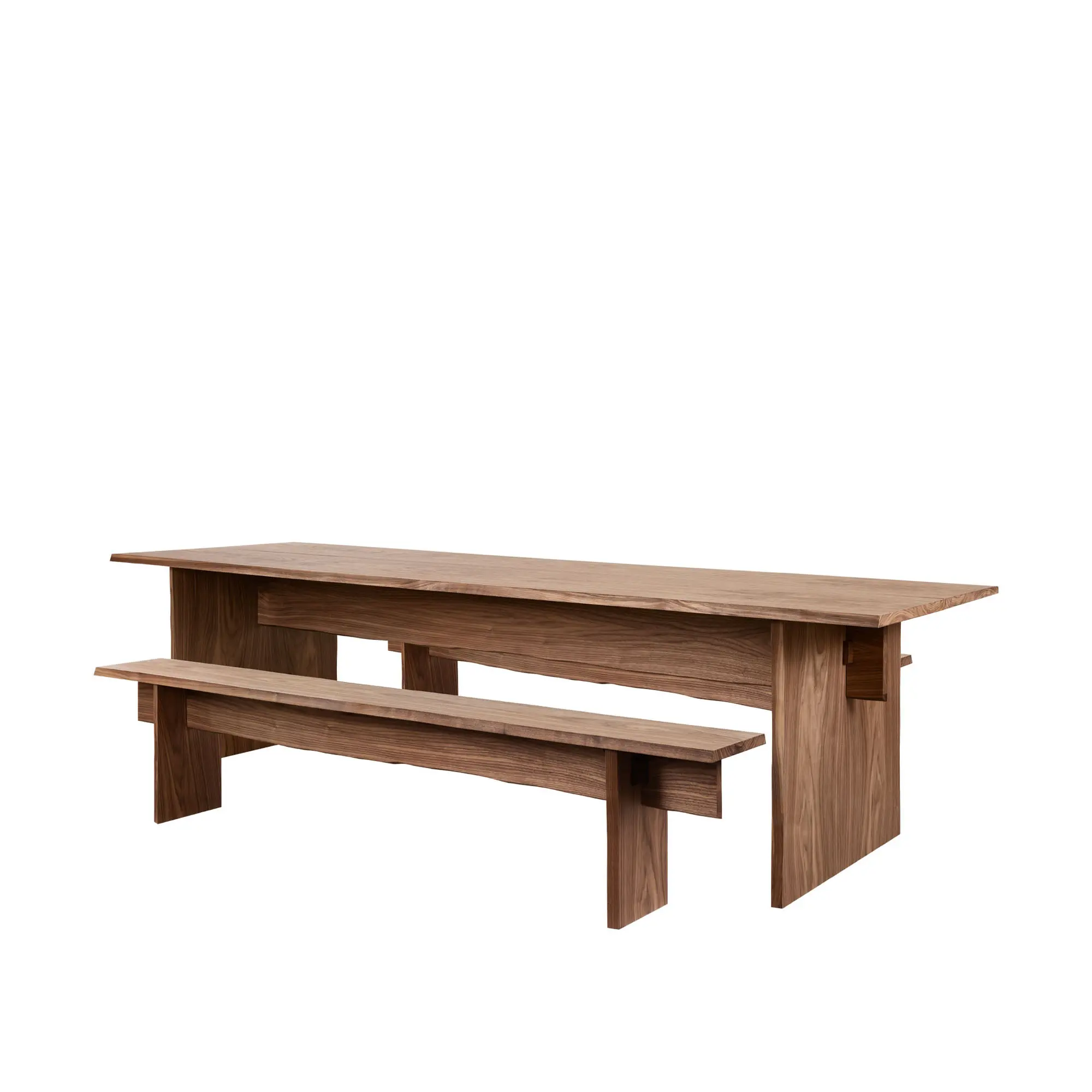 Bookmatch Table 220 cm + Benches