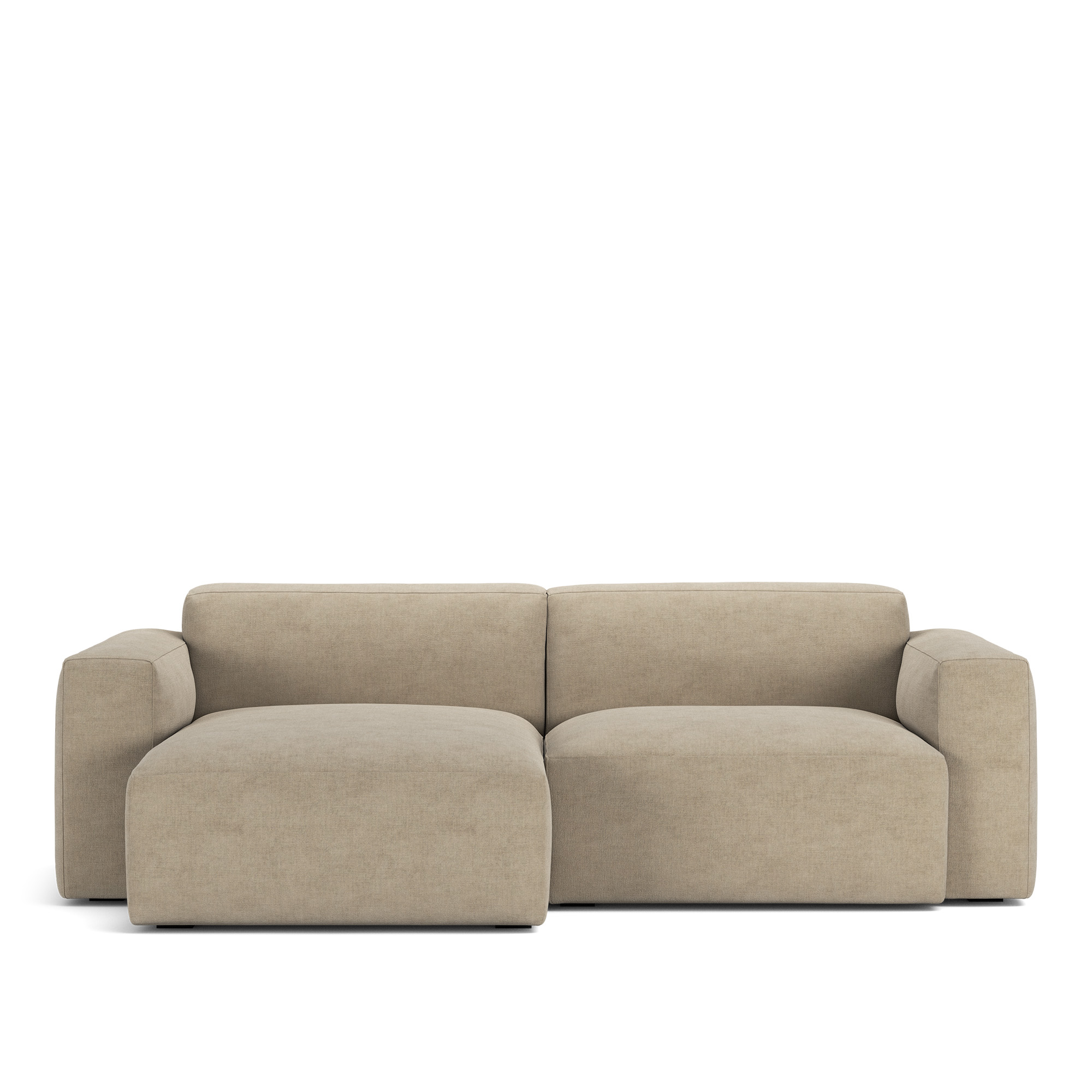 NOGA - Brick 2-Seater Chaise Lounge Left, Sienna Tonal 01 - Soffor