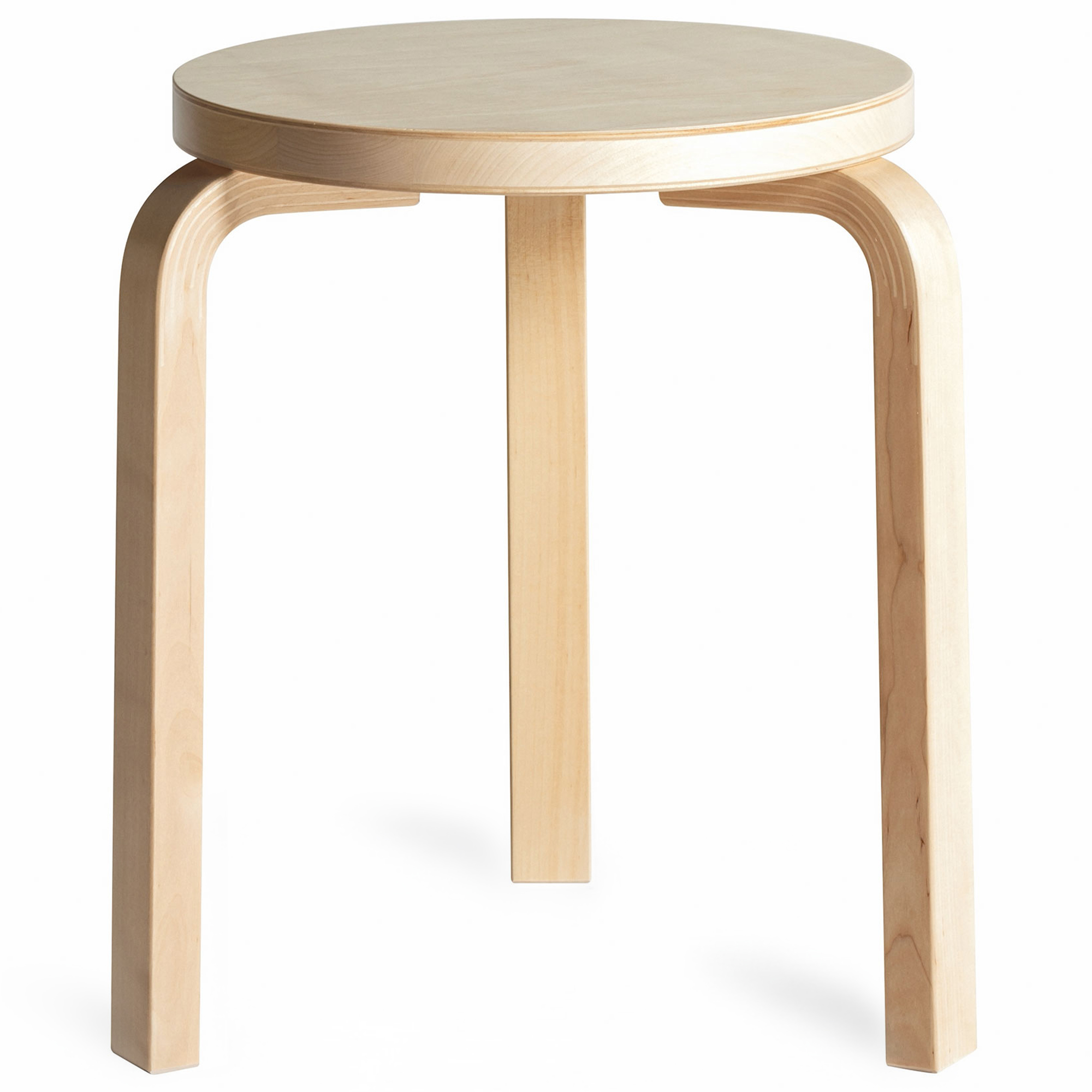 Artek - Pall 60 Klarlackade Ben Björkfanér Sits - Pallar - Alvar Aalto - Träfärgad - Trä | Möbler - Stolar Och Pallar - Pallar | Möbelexperten