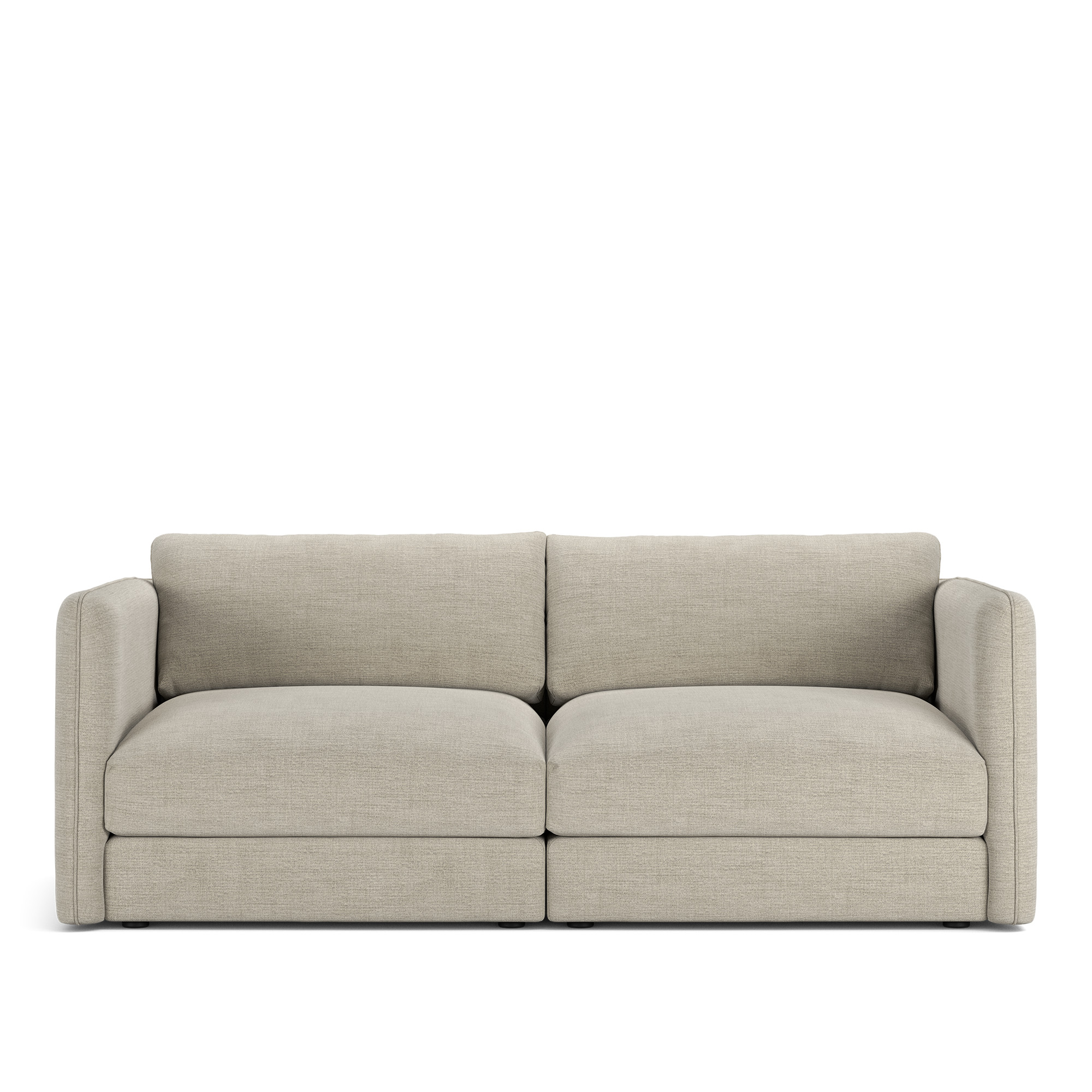 NOGA - Pavarotti 2-Seater, Fixed Cover, Cushion Variant 03, Sienna 102 - Soffor - Gr&aring;