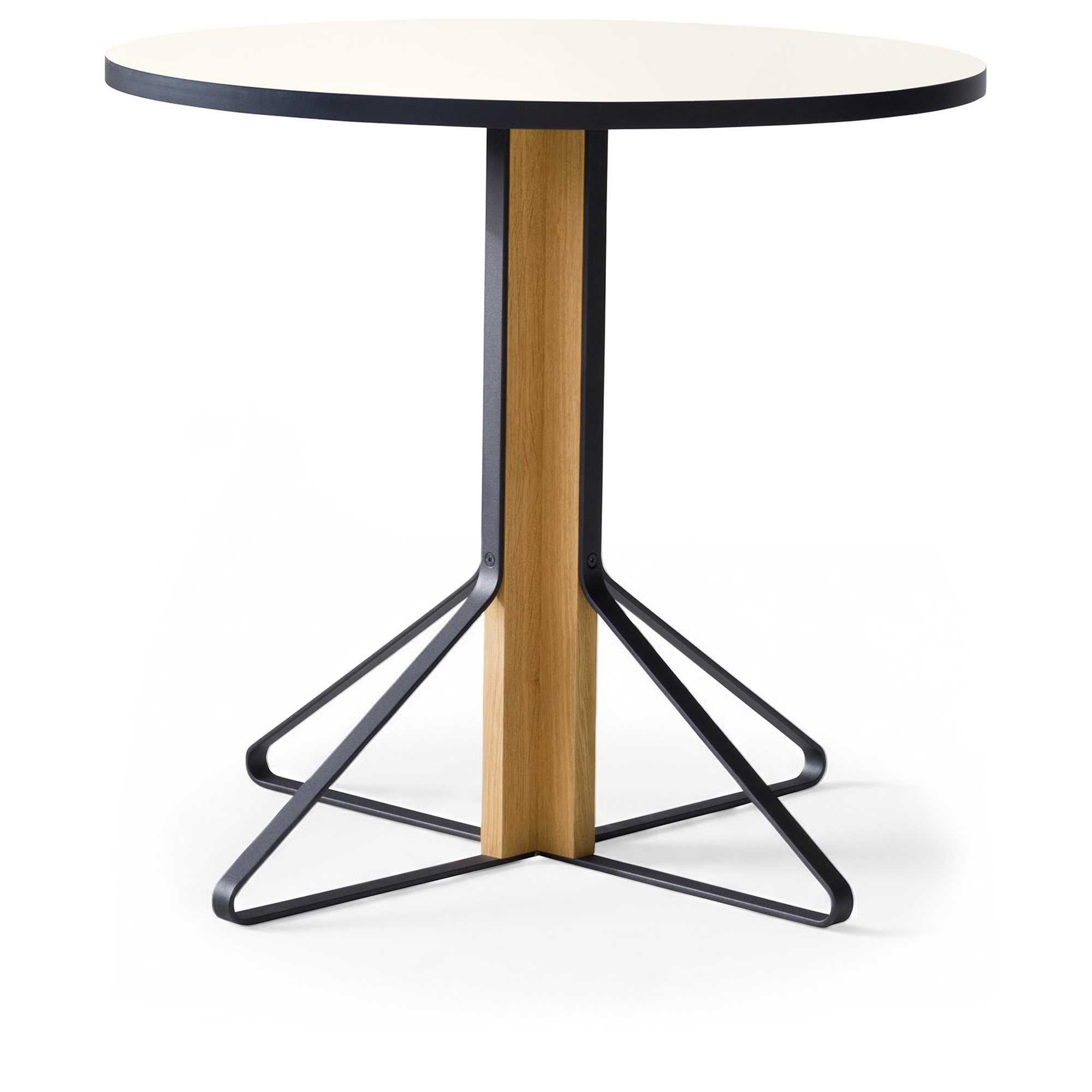 Artek - Kaari Bord Reb 003, Vit laminat, Klarlackad ek - Matbord - Ronan & Erwan Bouroullec - Vit - Metall/Trä | Möbler - Bord - Matbord | Möbelexperten